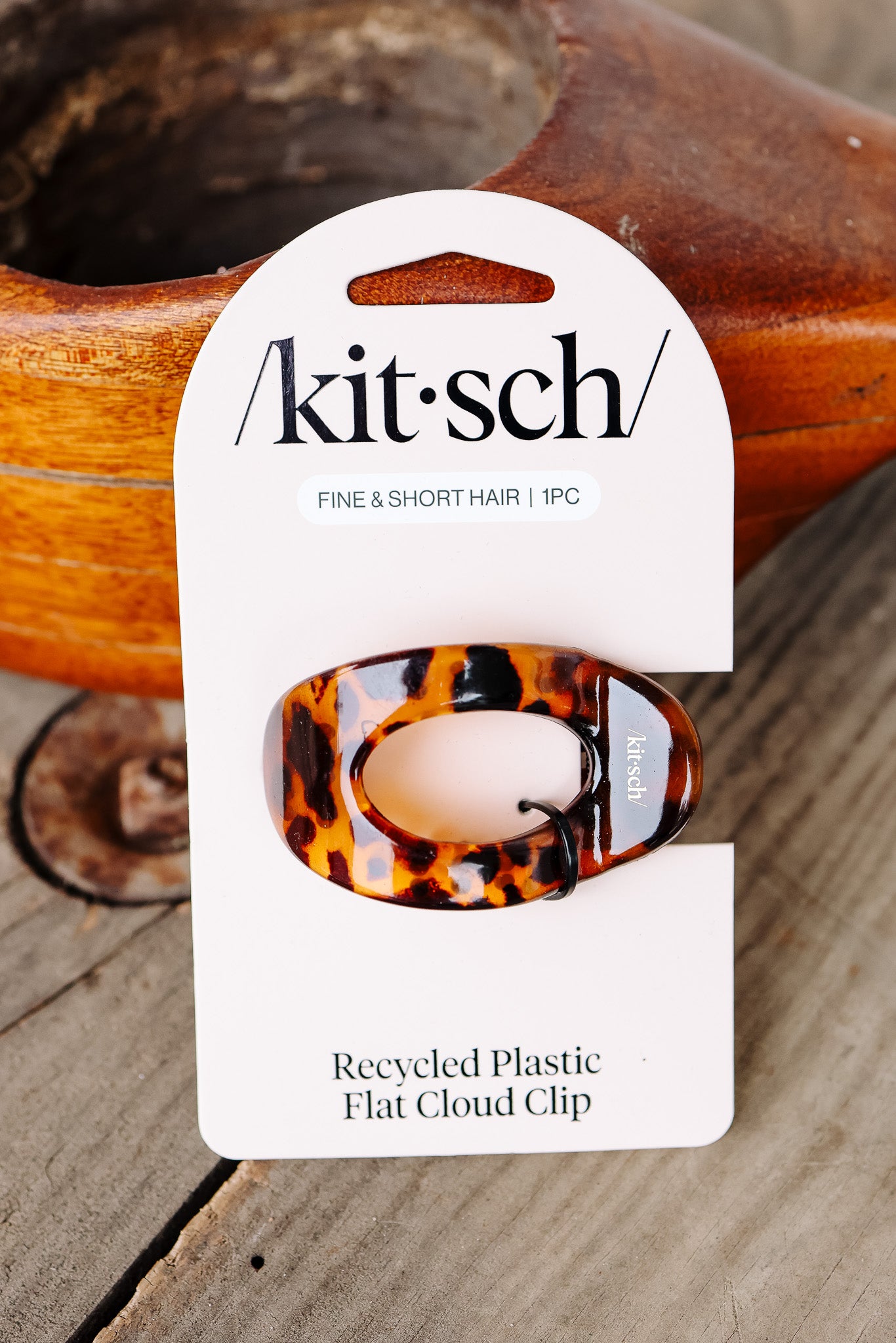 Recycled Plastic Small Flat Cloud Clip - Tort