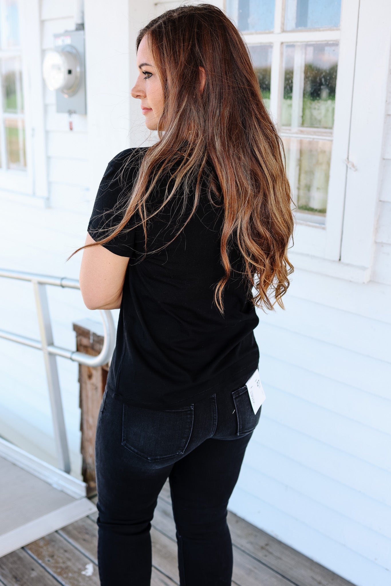 Andi Crewneck T-Shirt- Black