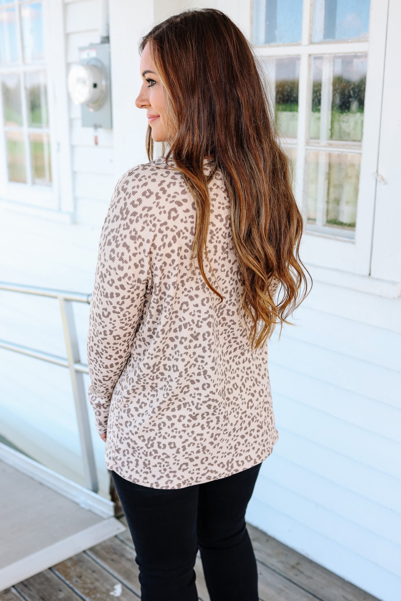 Maria Leopard Print Long Sleeve