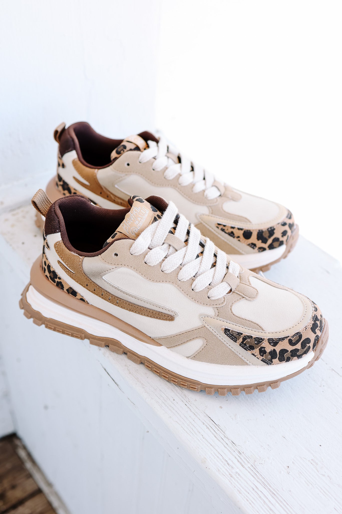 Leo Chunky Sneaker - Golden Tan Leopard