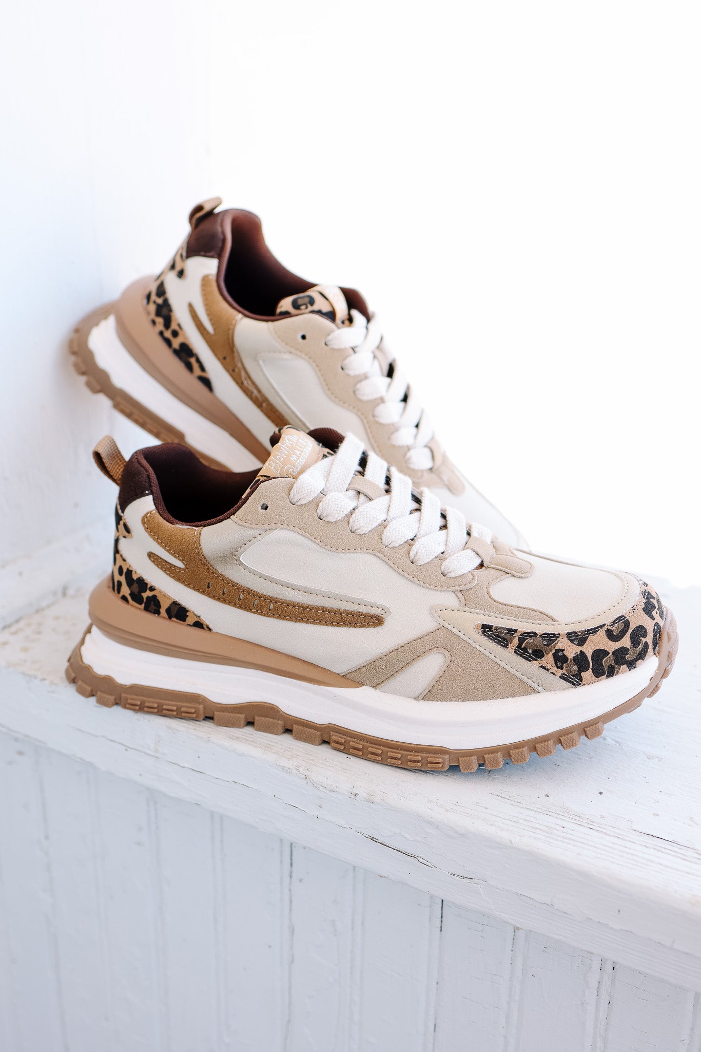 Leo Chunky Sneaker - Golden Tan Leopard