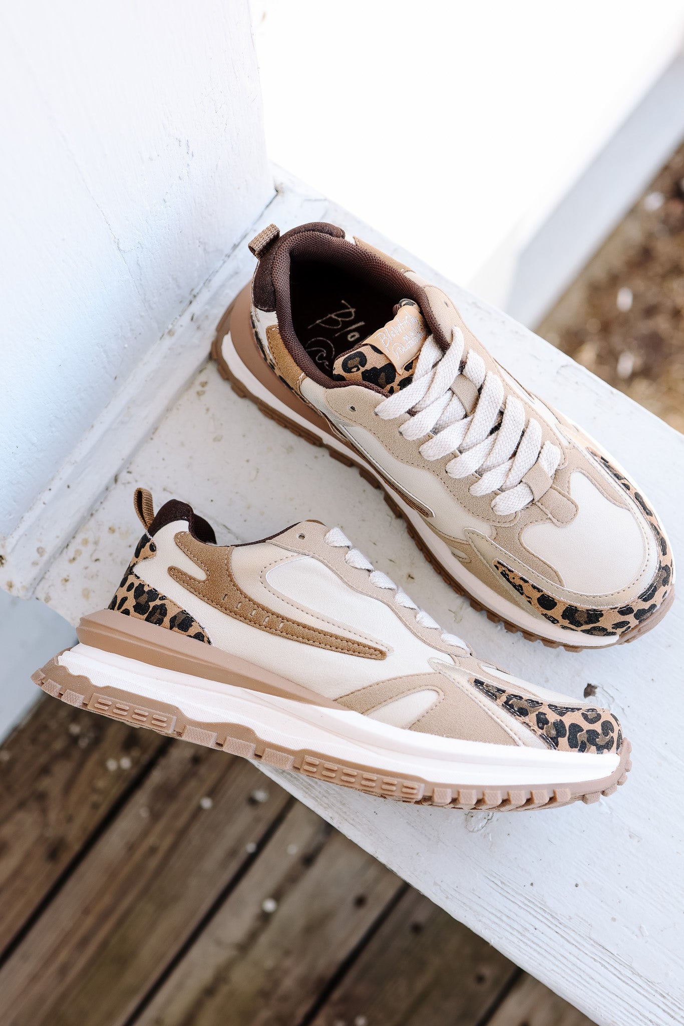 Leo Chunky Sneaker - Golden Tan Leopard