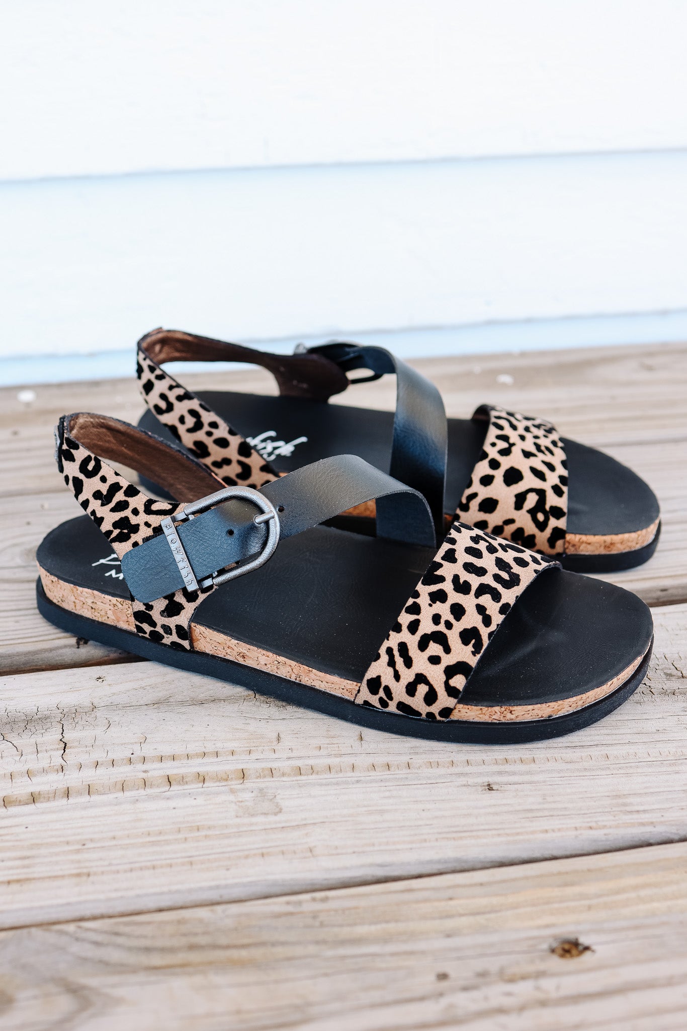 Lance Strappy Sandals - Leopard