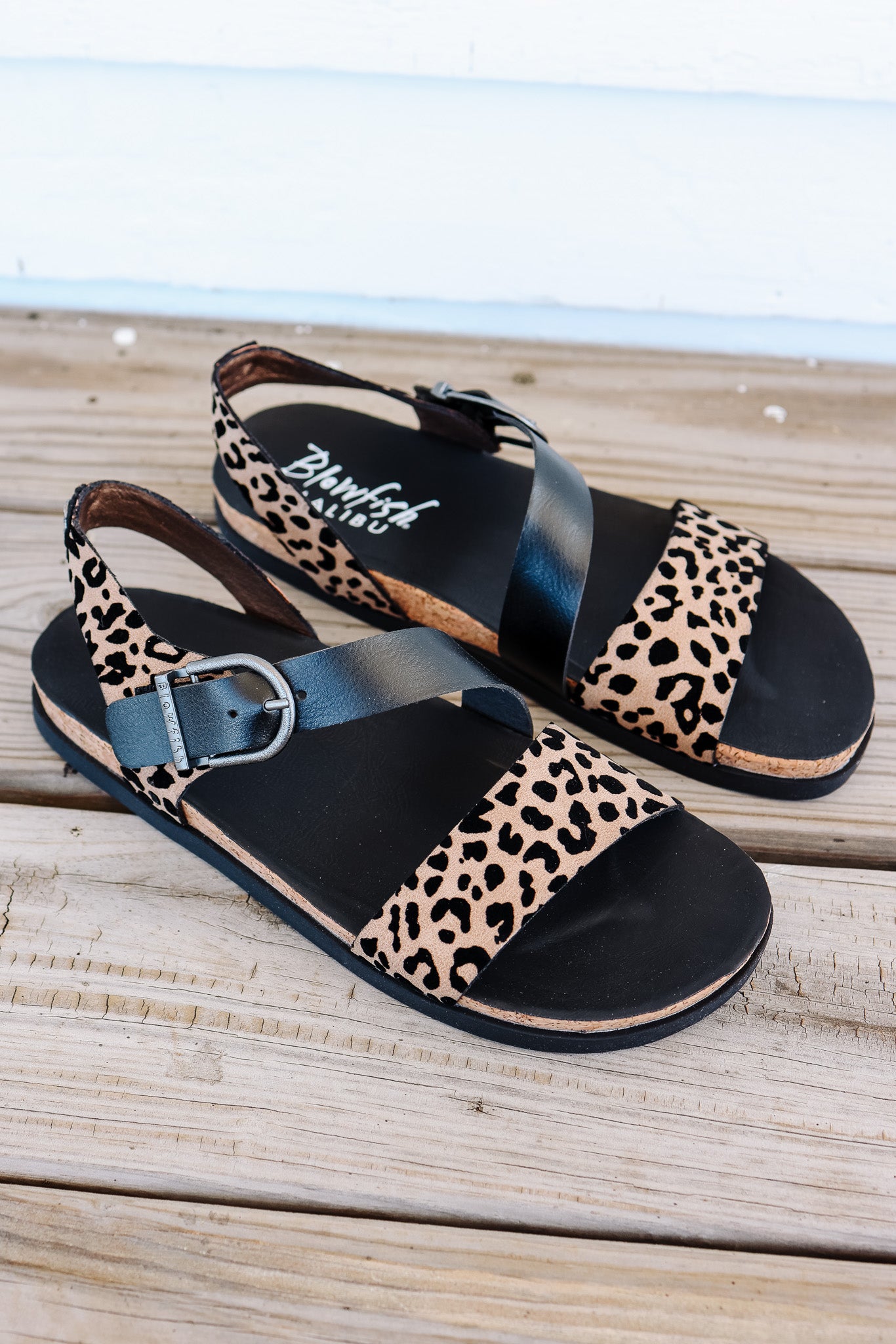 Lance Strappy Sandals - Leopard