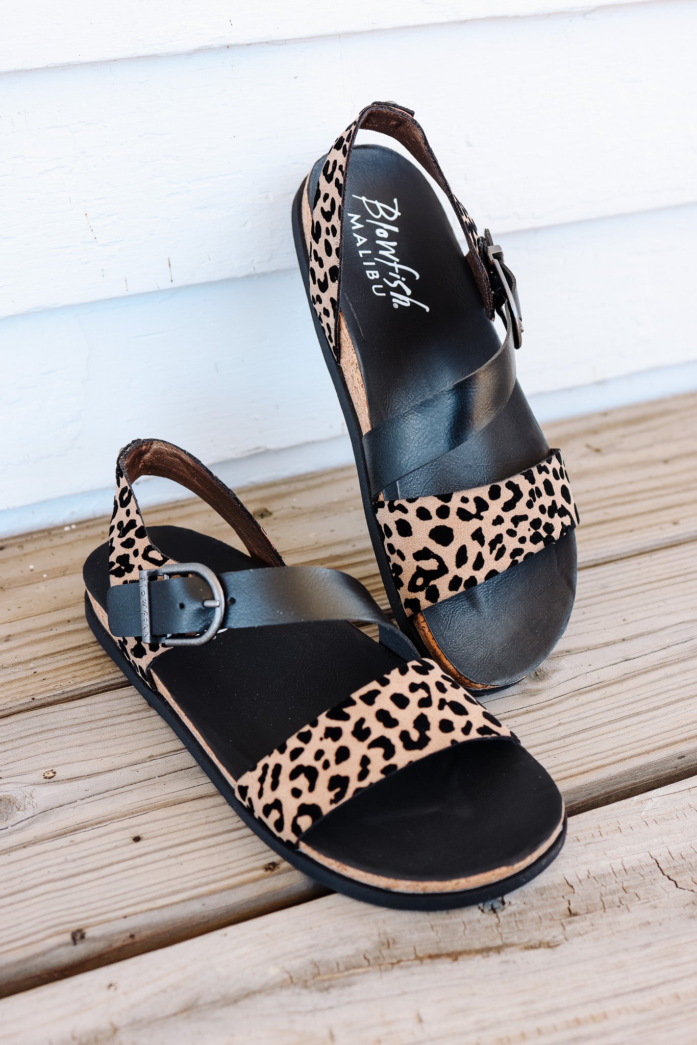 Lance Strappy Sandals - Leopard