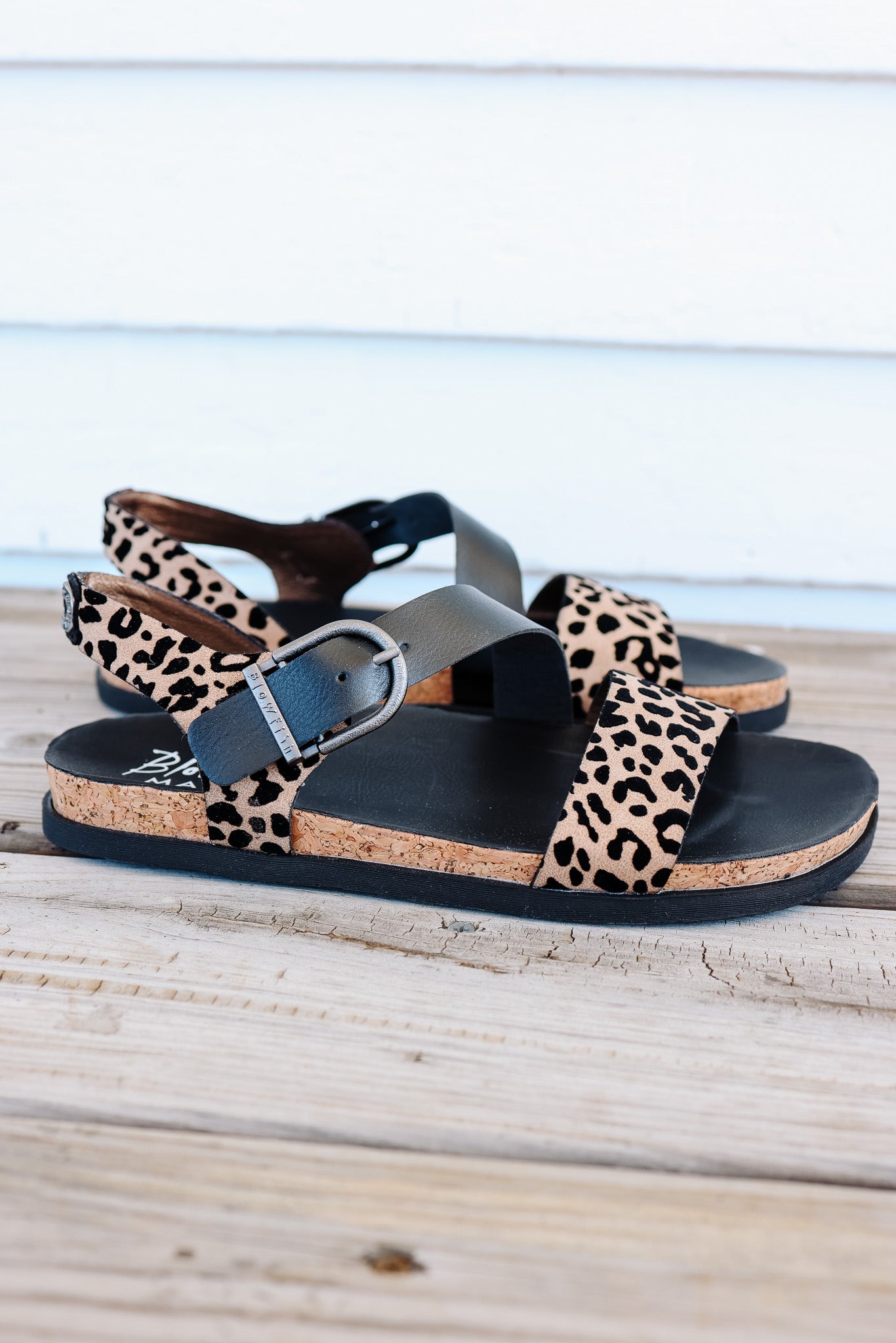 Lance Strappy Sandals - Leopard