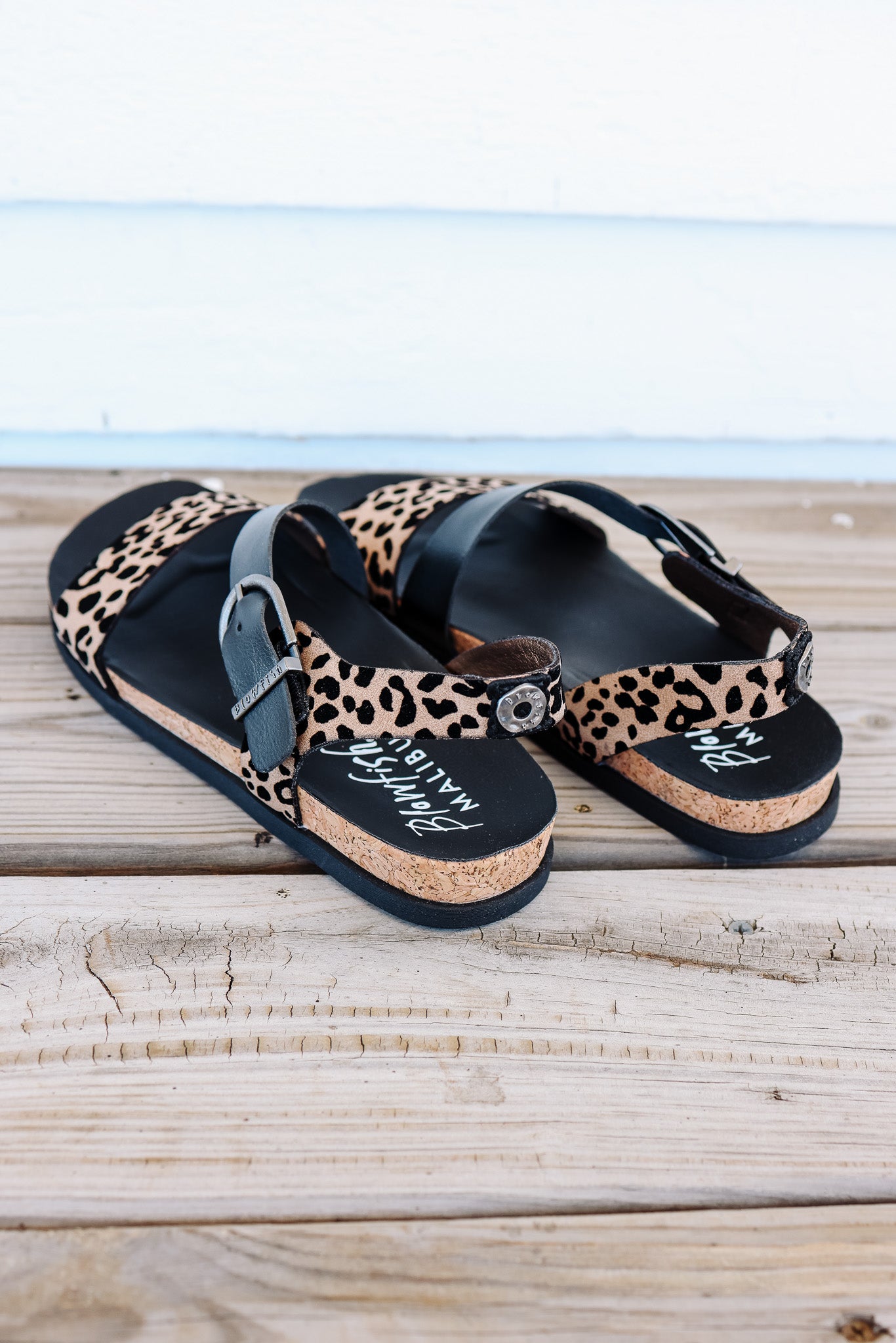 Lance Strappy Sandals - Leopard