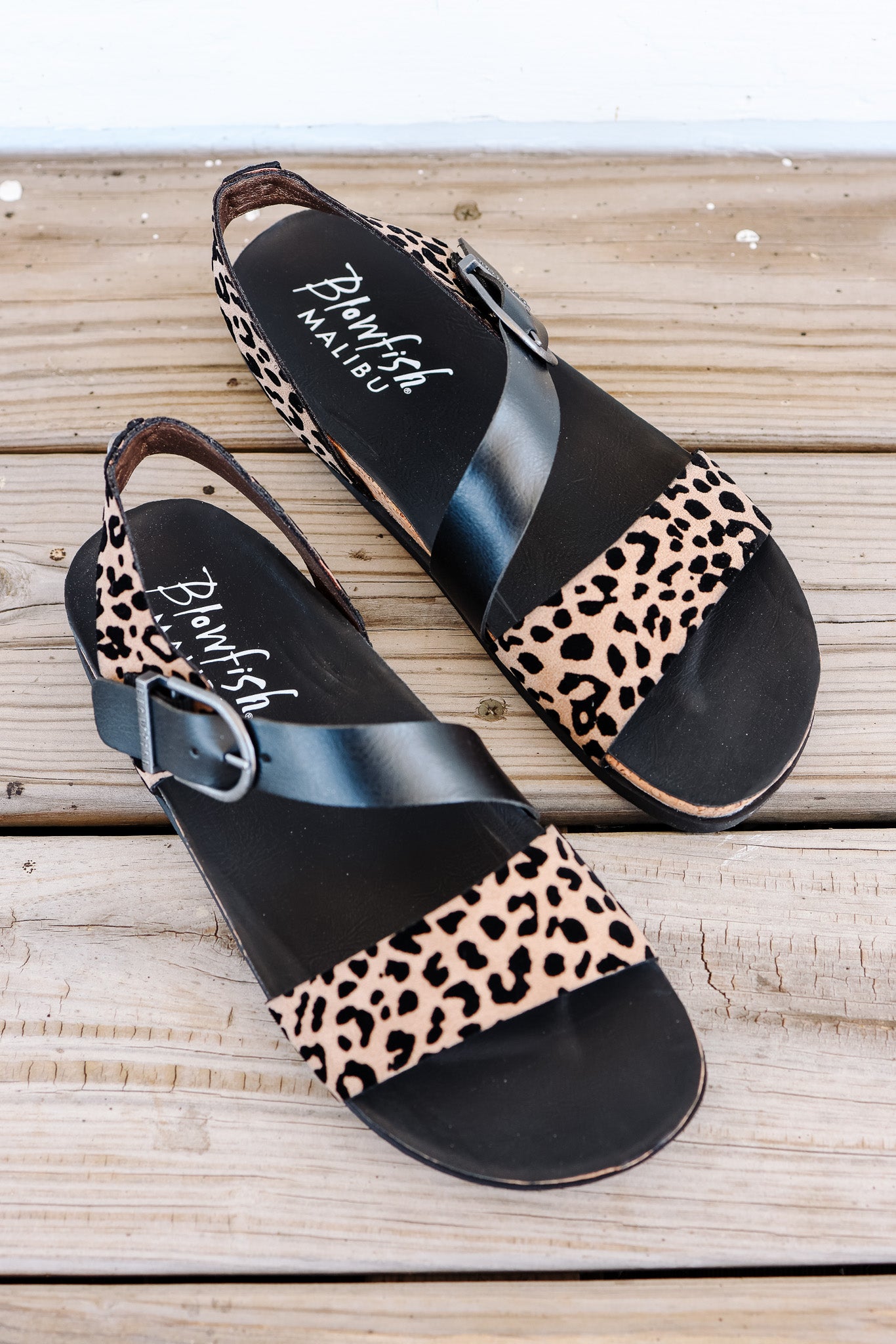 Lance Strappy Sandals - Leopard