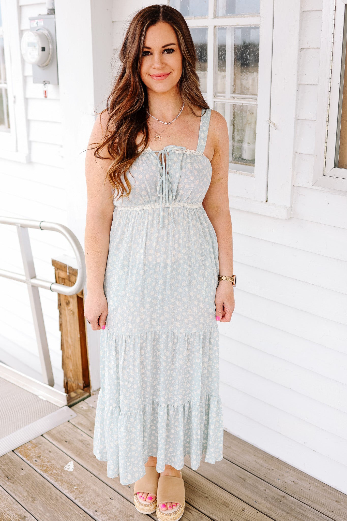 Shay Maxi Floral Print Dress