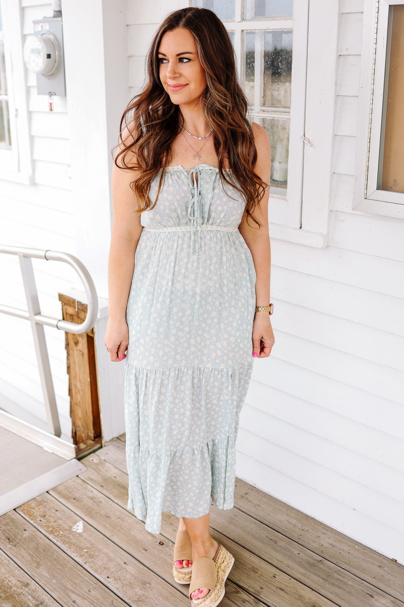 Shay Maxi Floral Print Dress