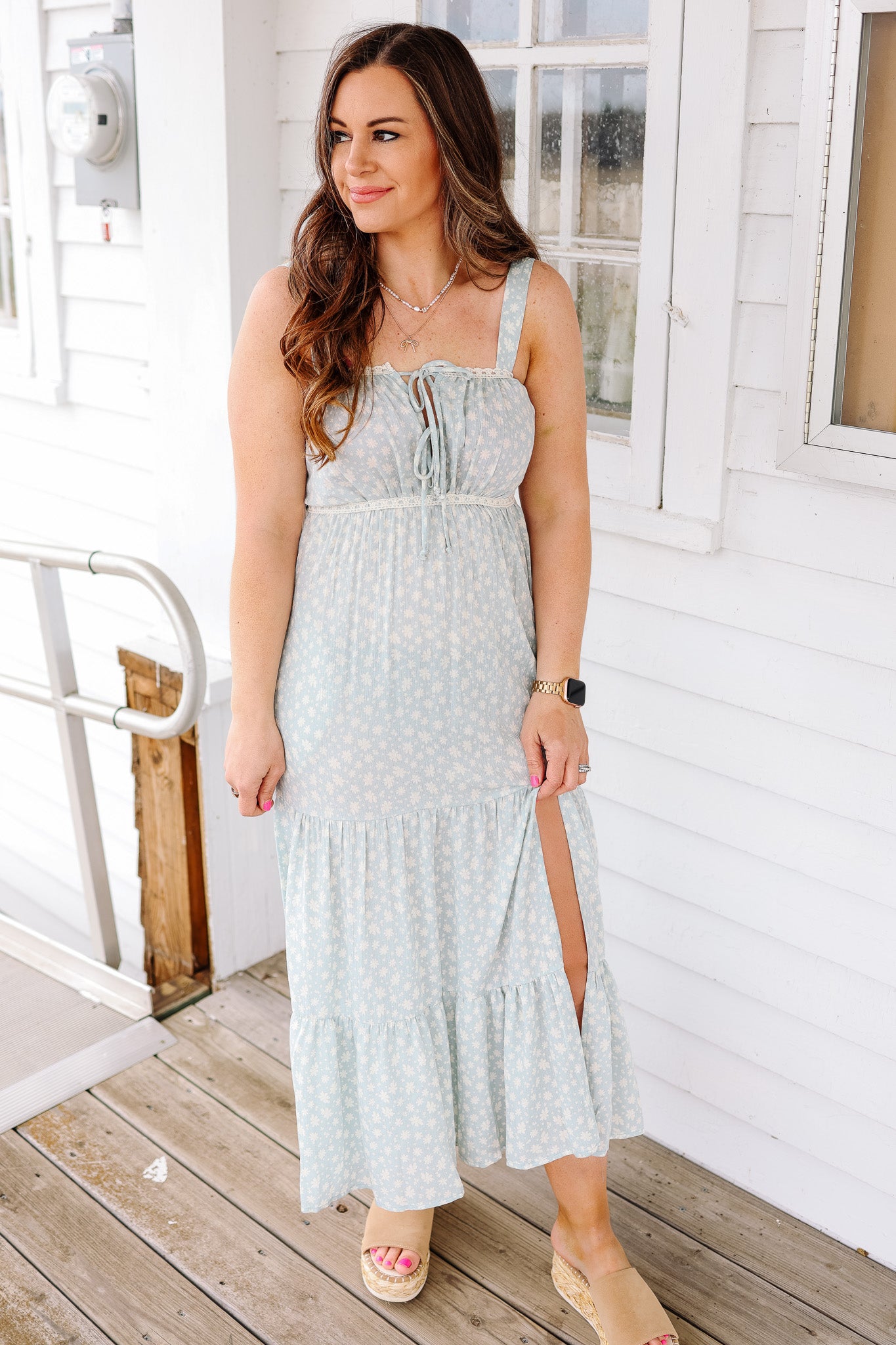 Shay Maxi Floral Print Dress