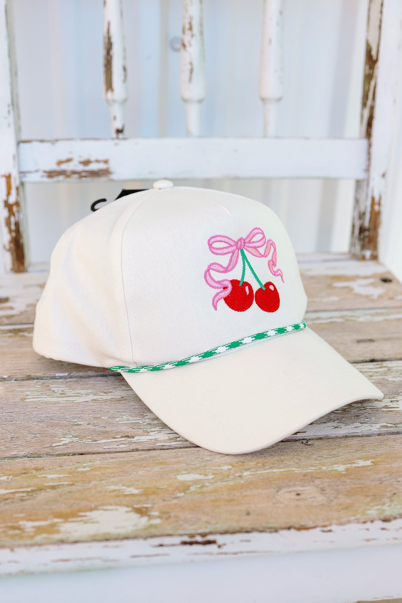 Cherry Ribbon Hat