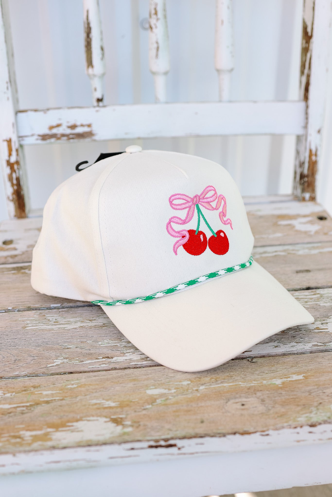 Cherry Ribbon Hat