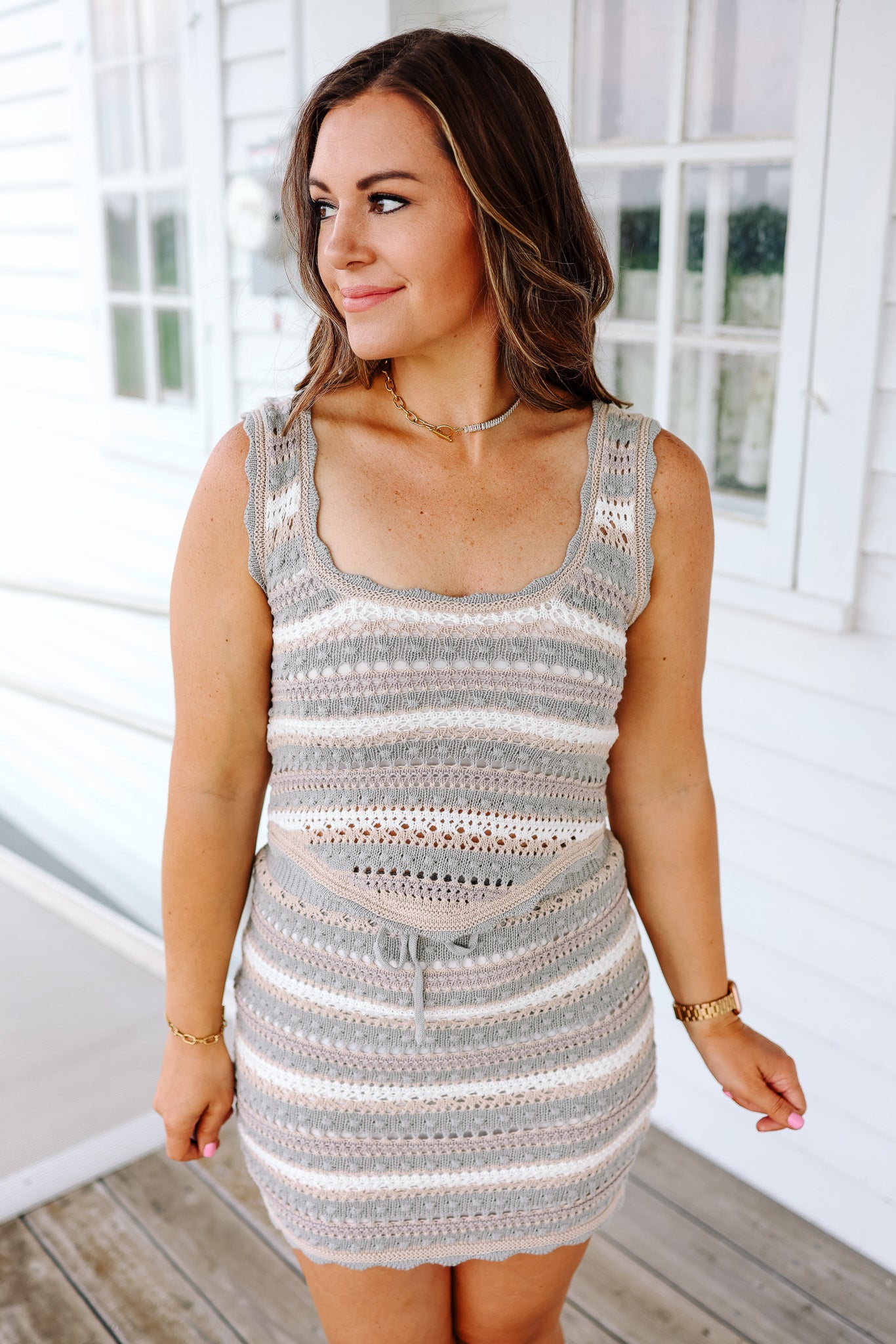 Isla High-Low Sweater Tank