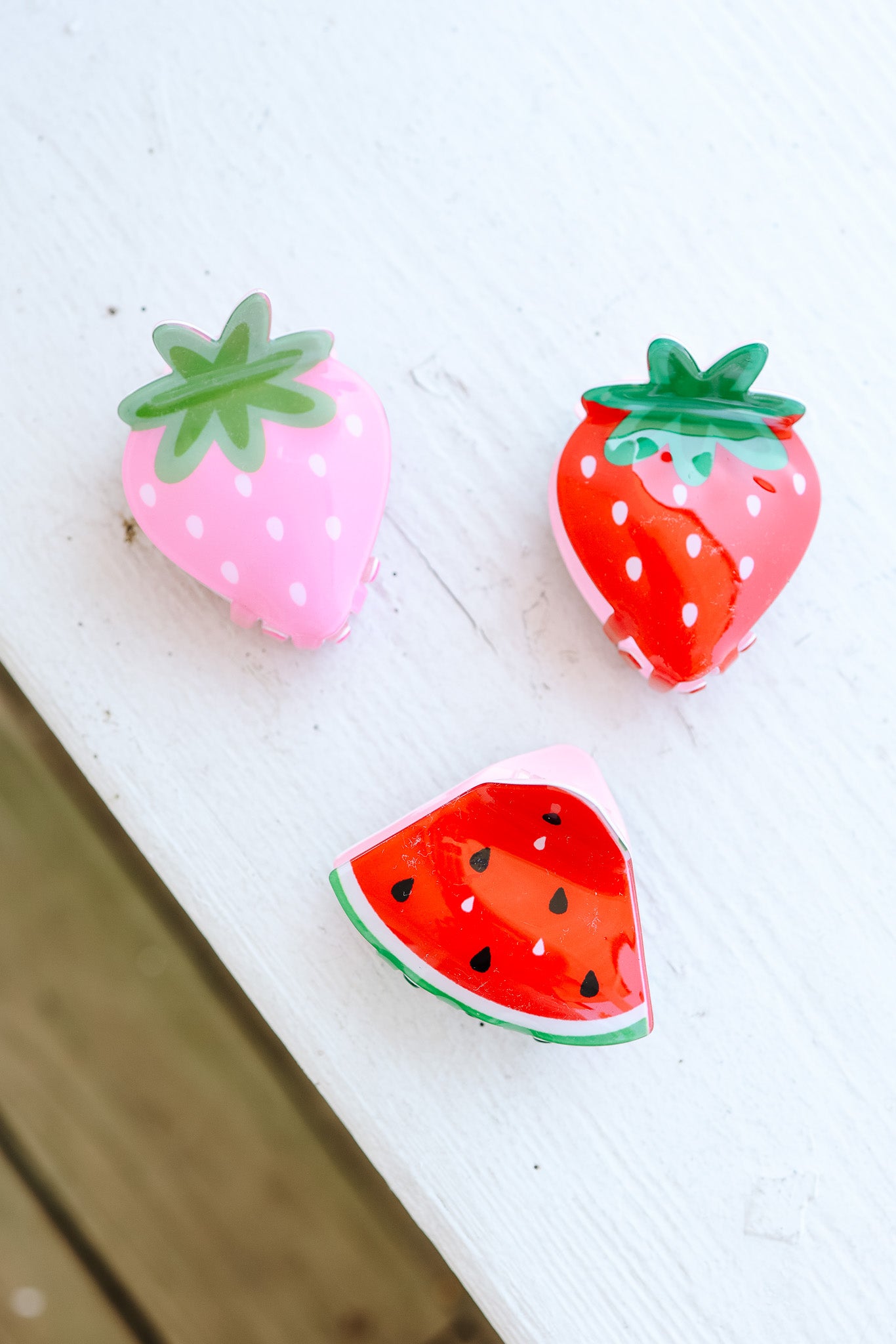 Strawberry Watermelon Hair Claw Clips