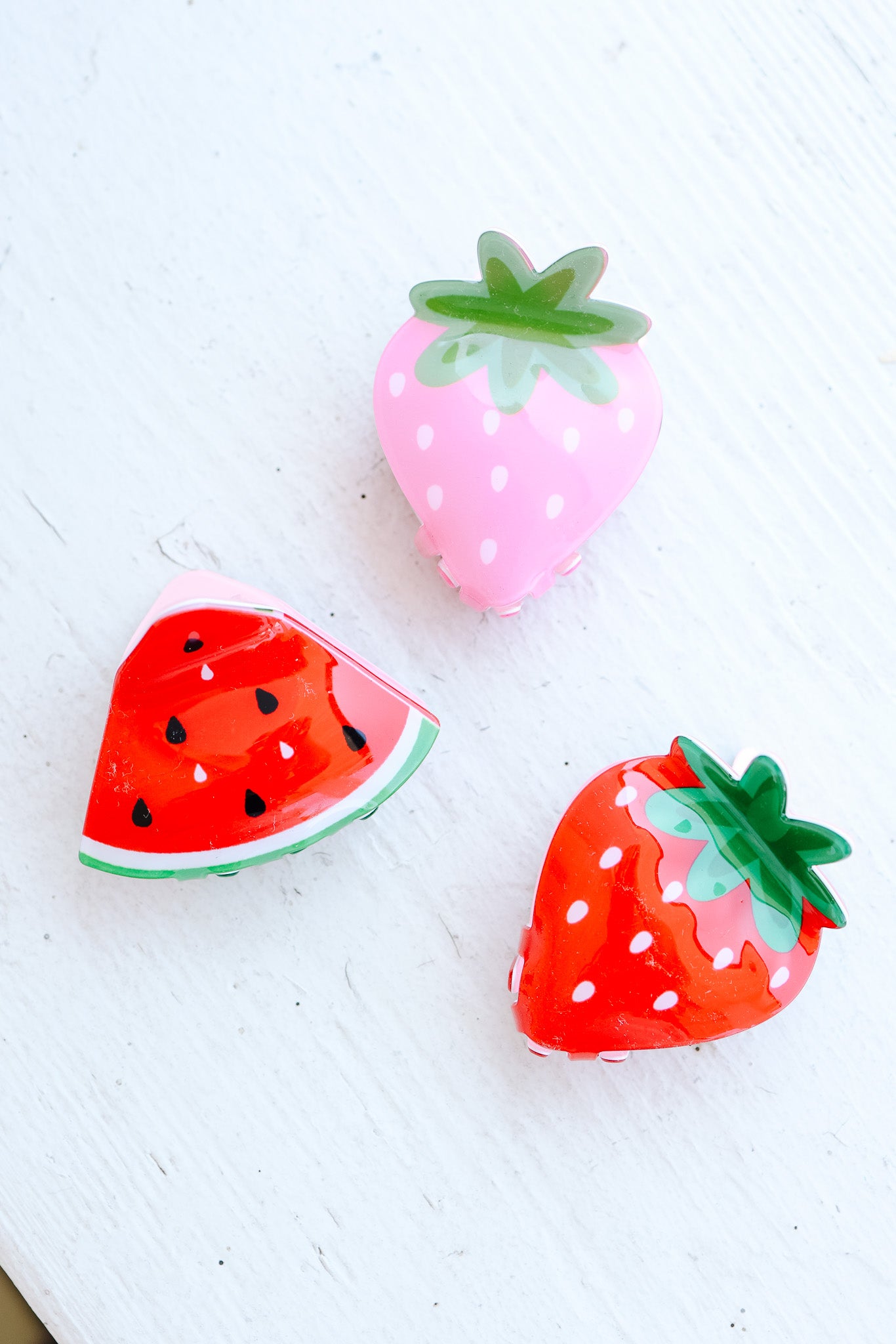 Strawberry Watermelon Hair Claw Clips