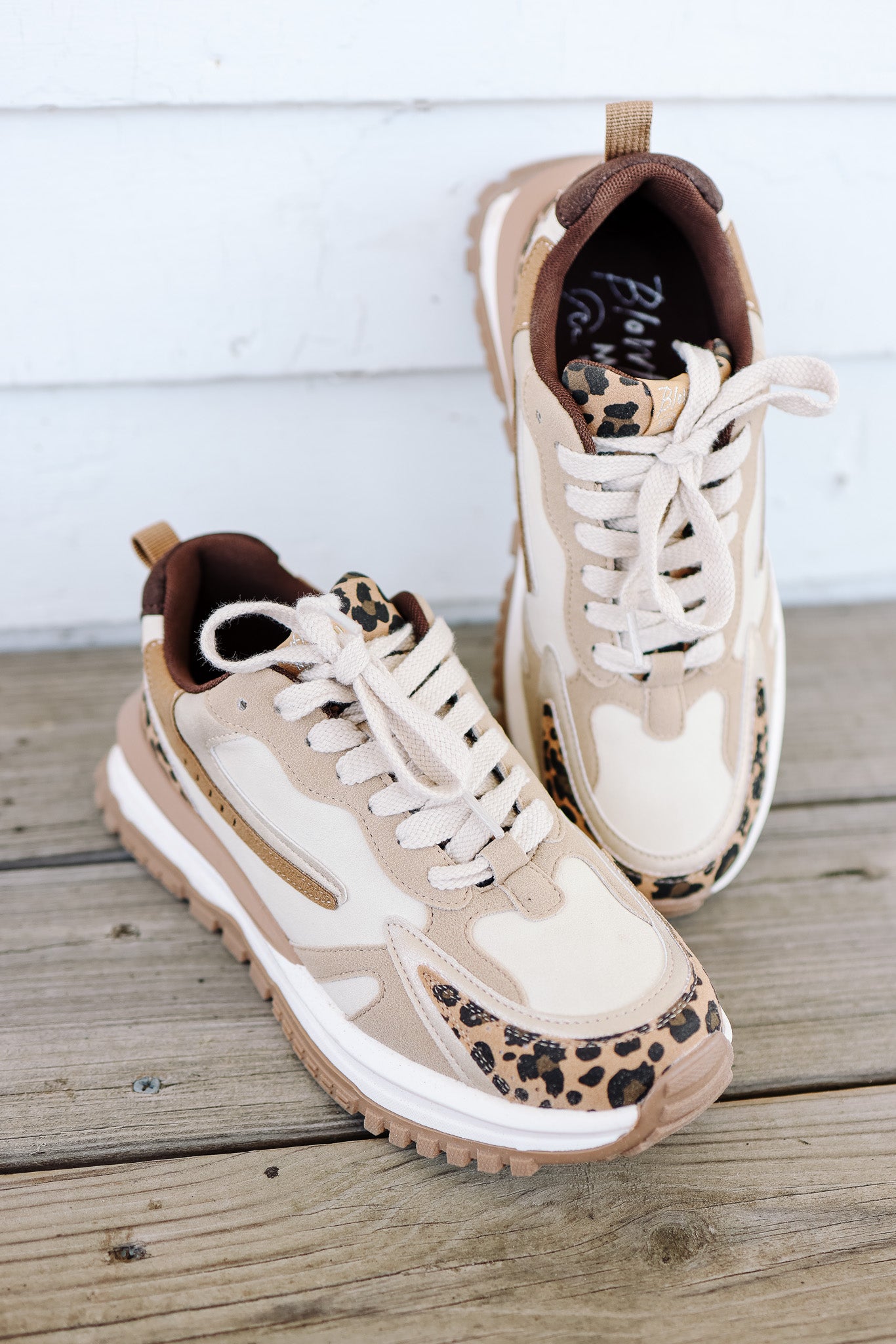 Leo Chunky Sneaker - Golden Tan Leopard