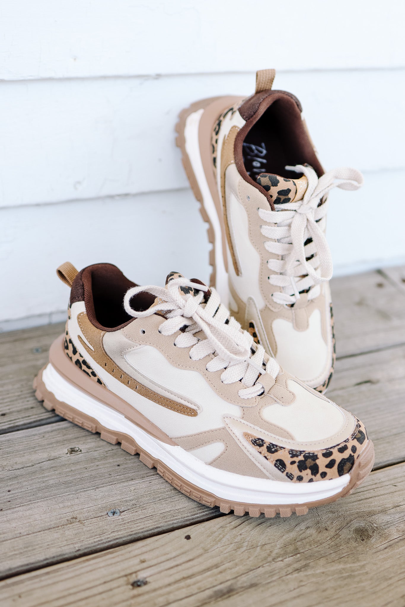 Leo Chunky Sneaker - Golden Tan Leopard