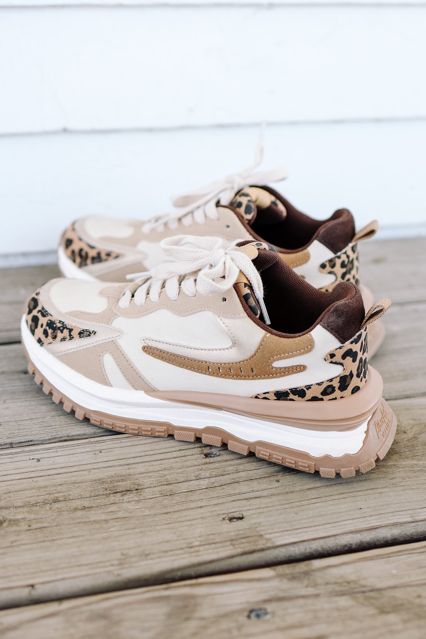 Leo Chunky Sneaker - Golden Tan Leopard