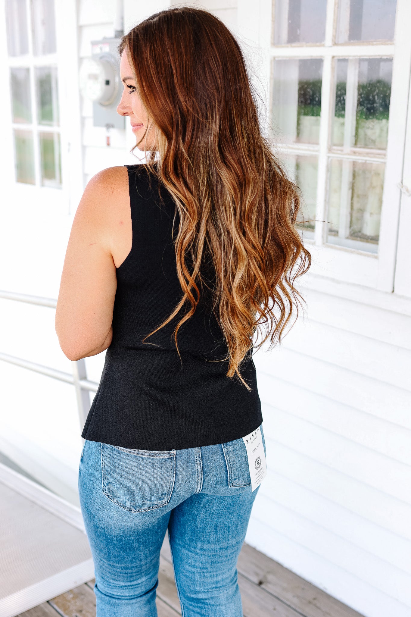 Kaylee Sleeveless Longline Sweater Vest