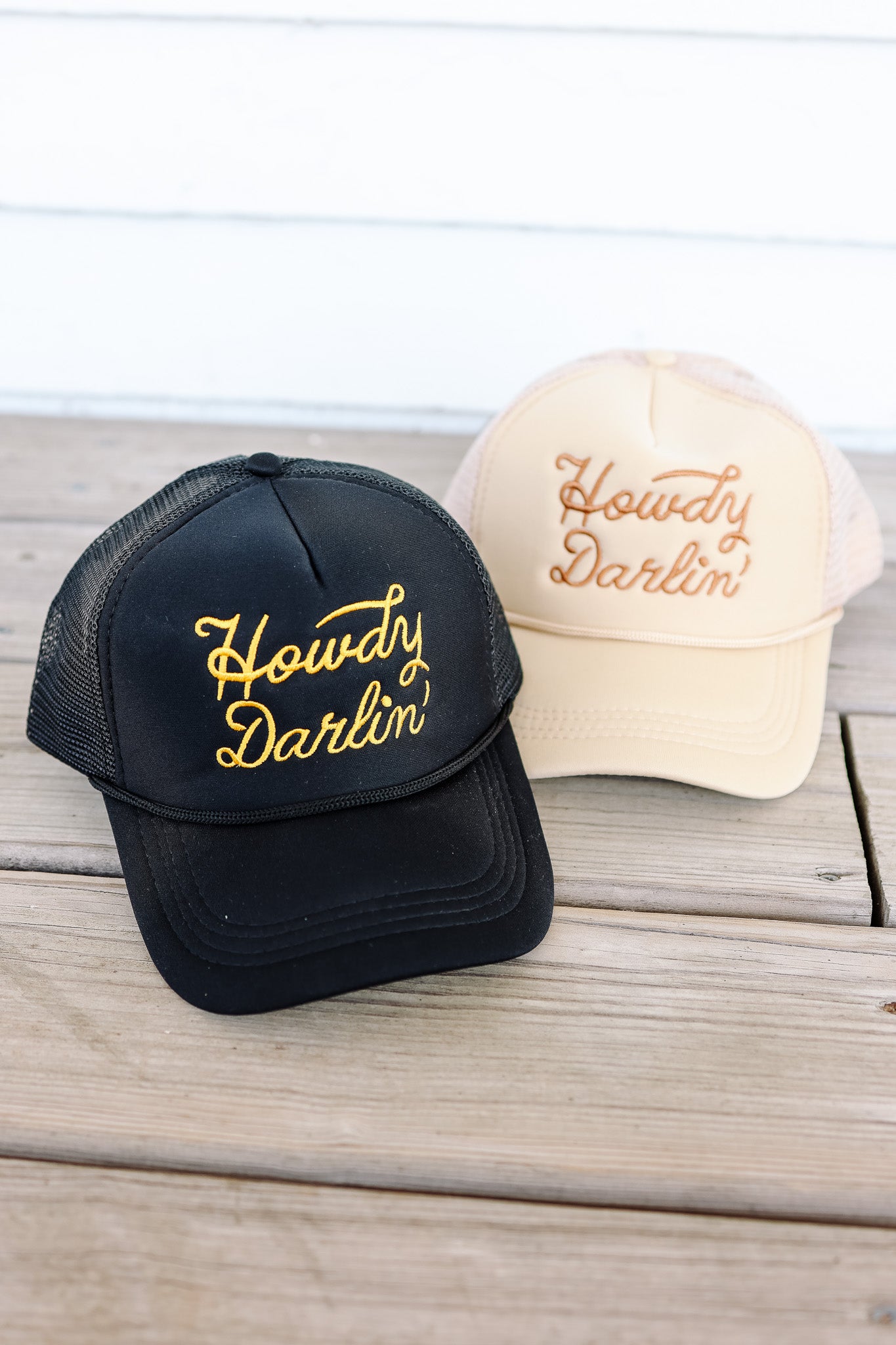 Howdy Darlin' Mesh Back Trucker Hat - Multiple Colors