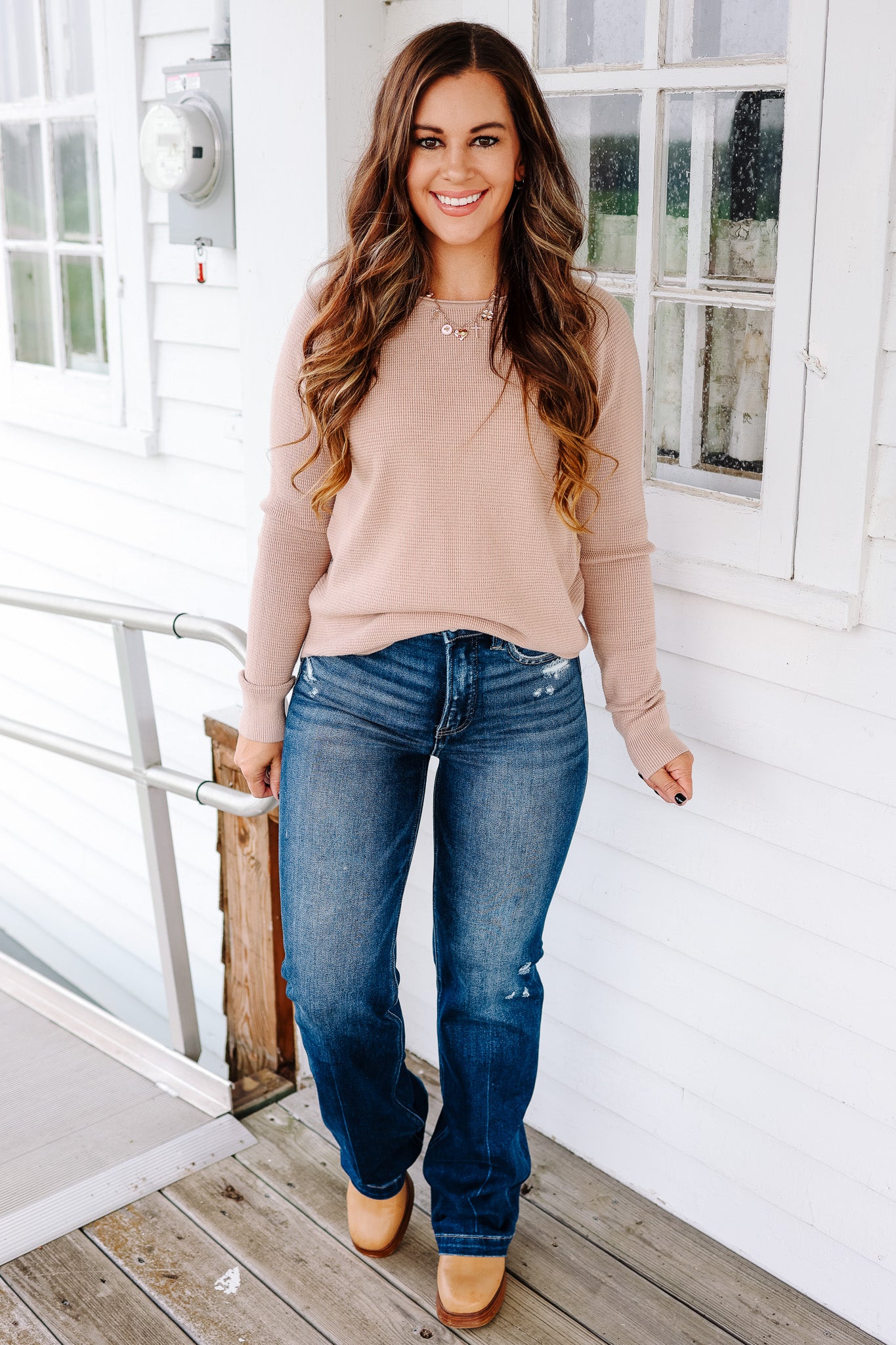 RISEN: ALEXIS HIGH RISE STRAIGHT JEANS