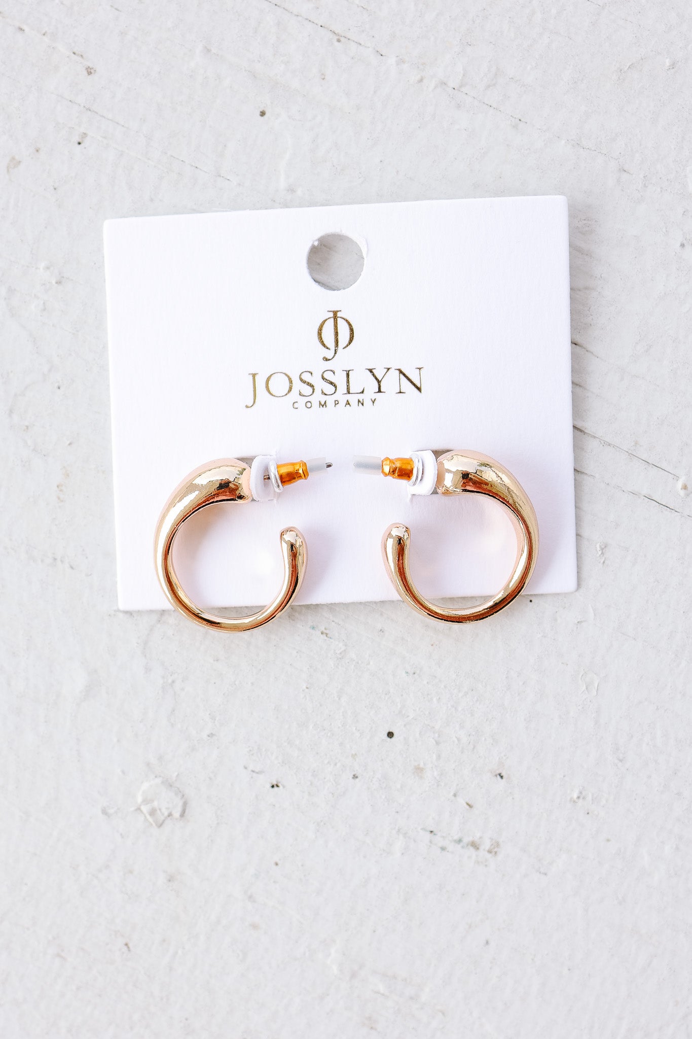 Teardrop Huggie Hoop Earrings