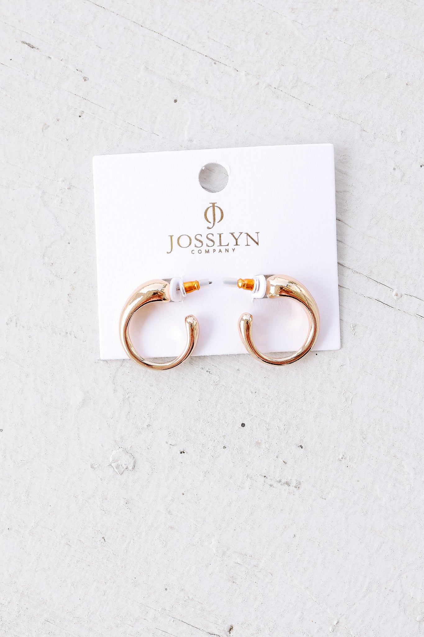 Teardrop Huggie Hoop Earrings