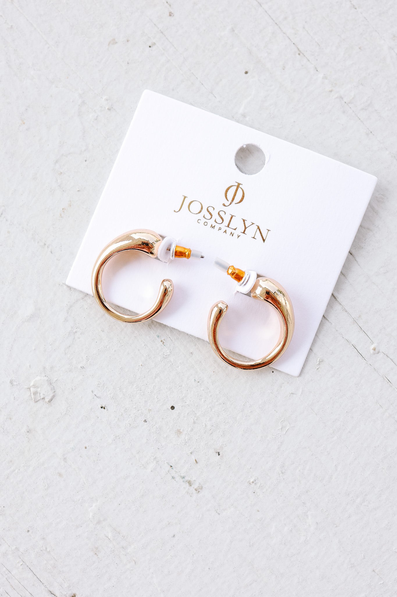 Teardrop Huggie Hoop Earrings