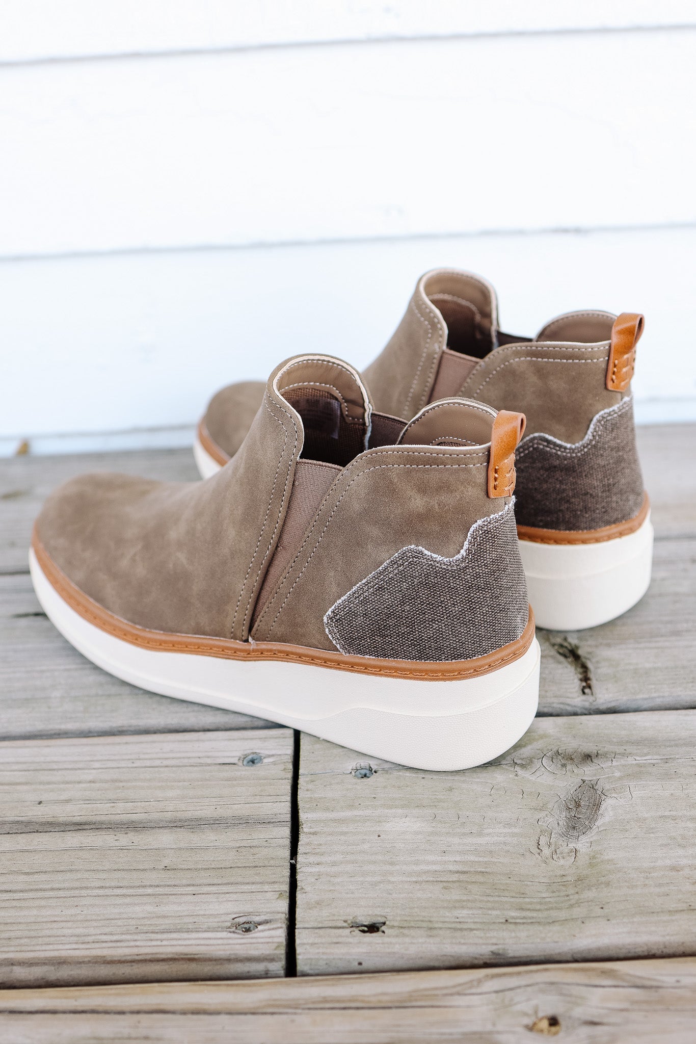 Charming Slip on Loafers - Woodsmoke