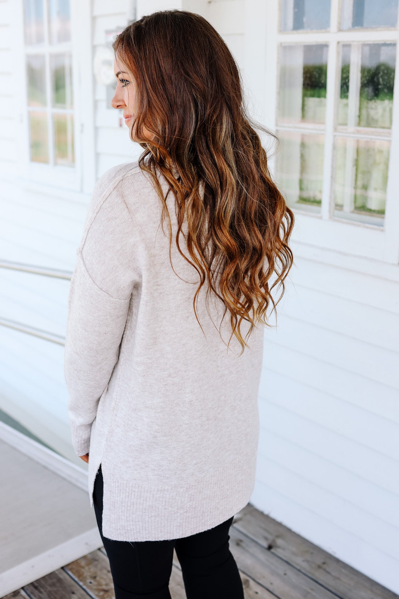 The Everyday Tunic Sweater - Oatmeal