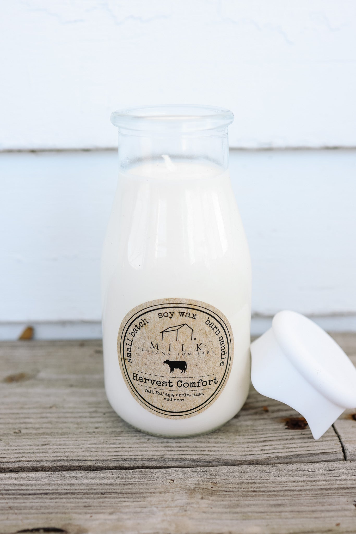 Milk Bottle Candle - Harvest Comfort