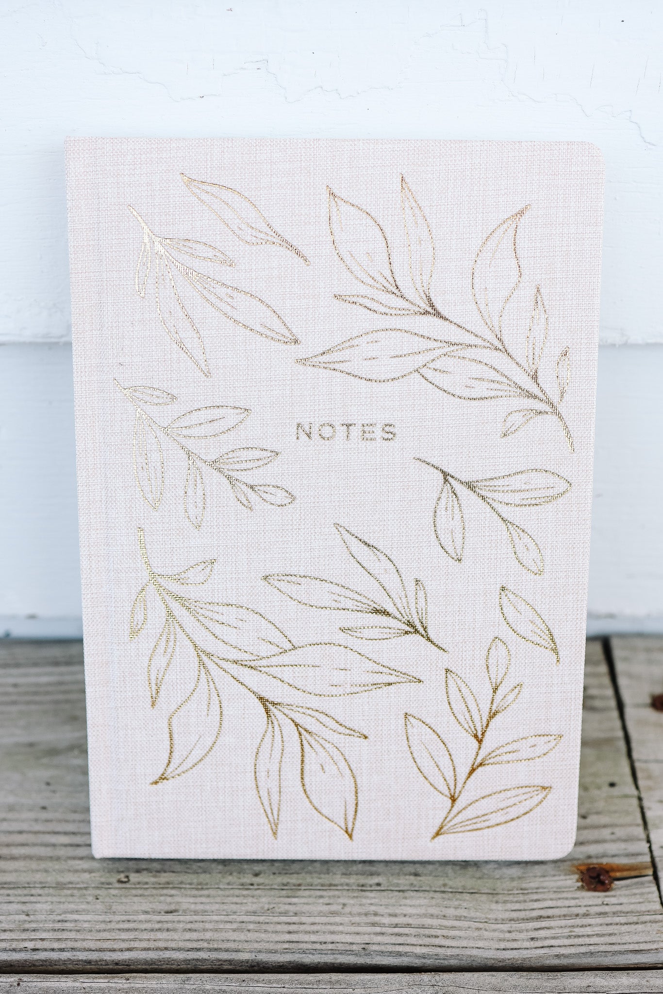 Gold Leaves Notes Journal