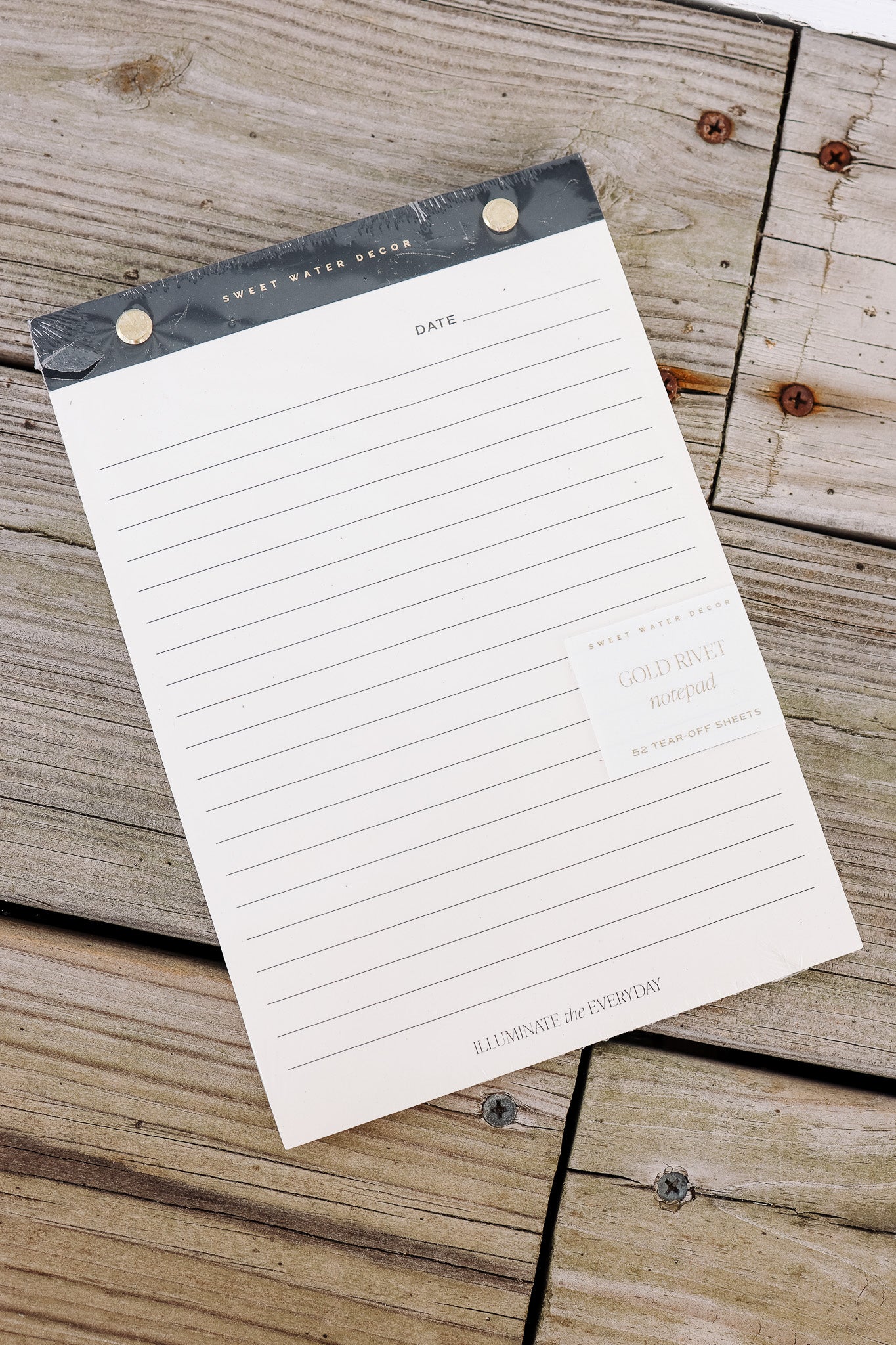Gold Rivet Basic Notepad