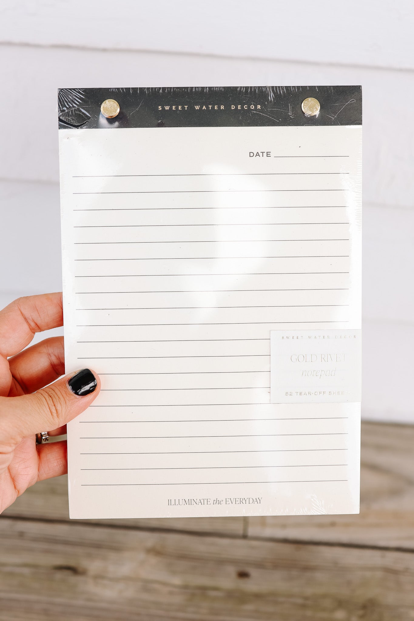 Gold Rivet Basic Notepad