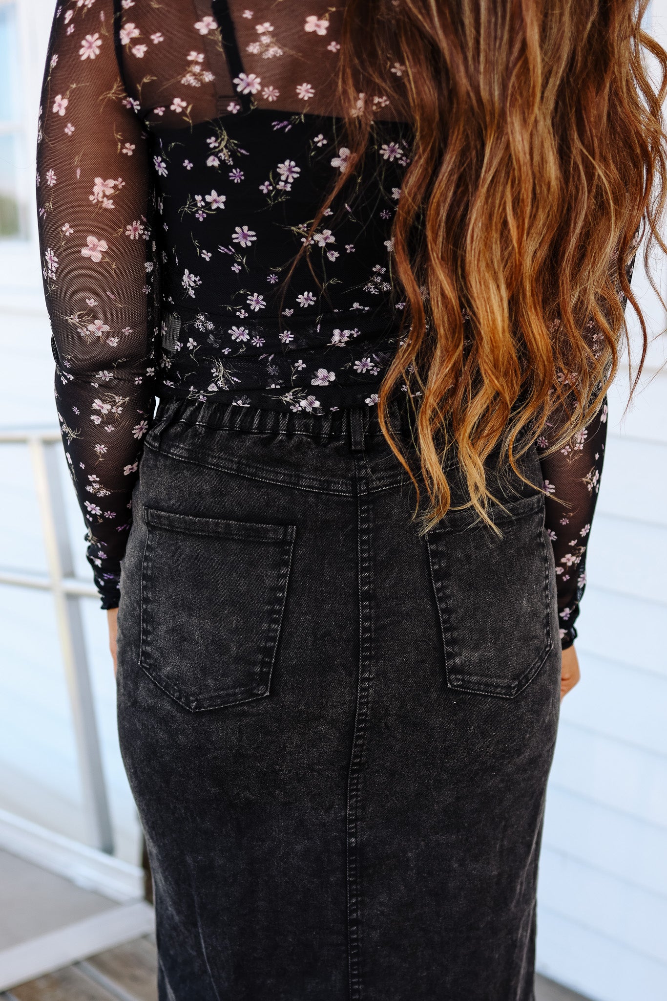 Sutton Maxi Skirt - Black