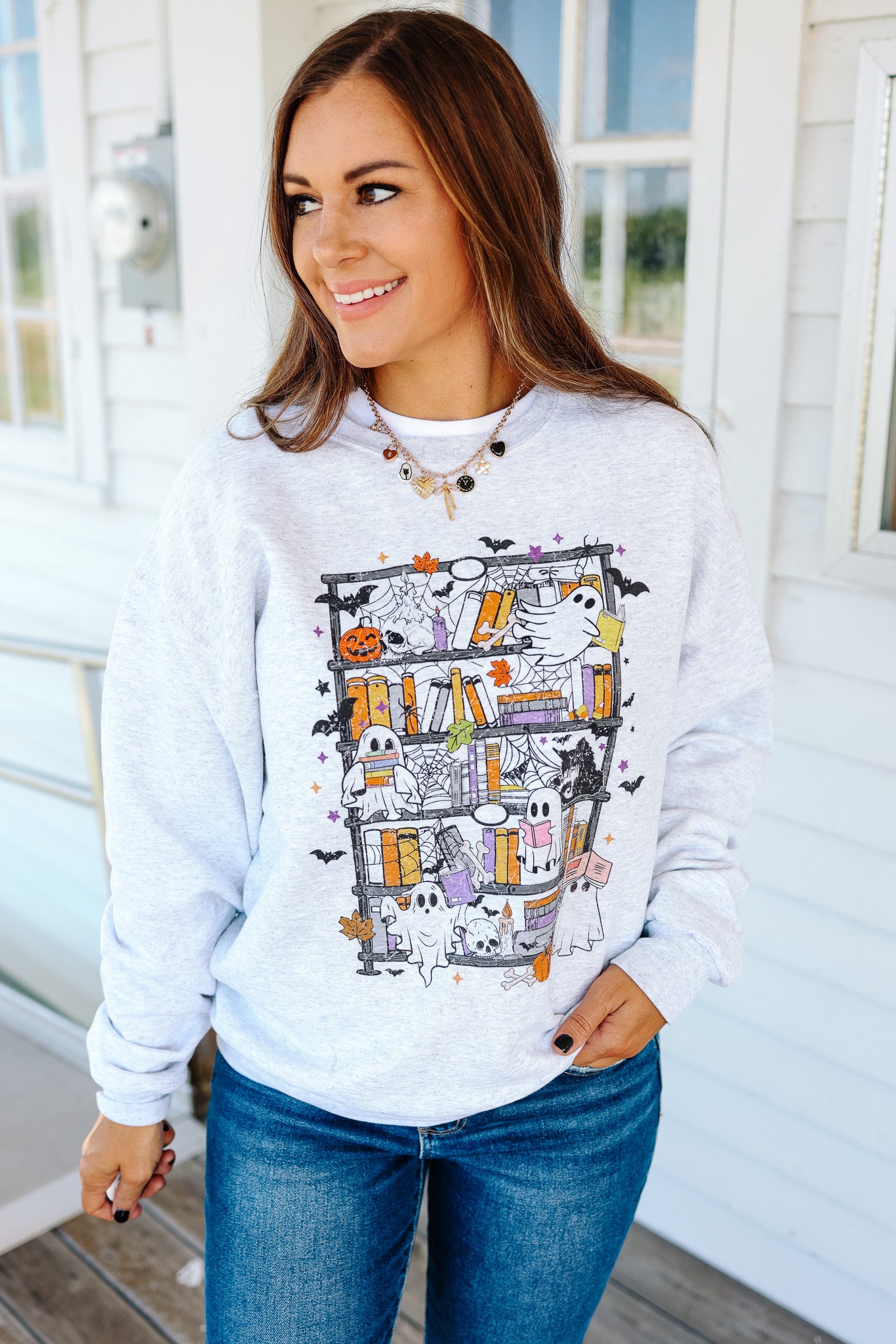 Ghost Stories Crewneck Sweatshirt - Ash Grey