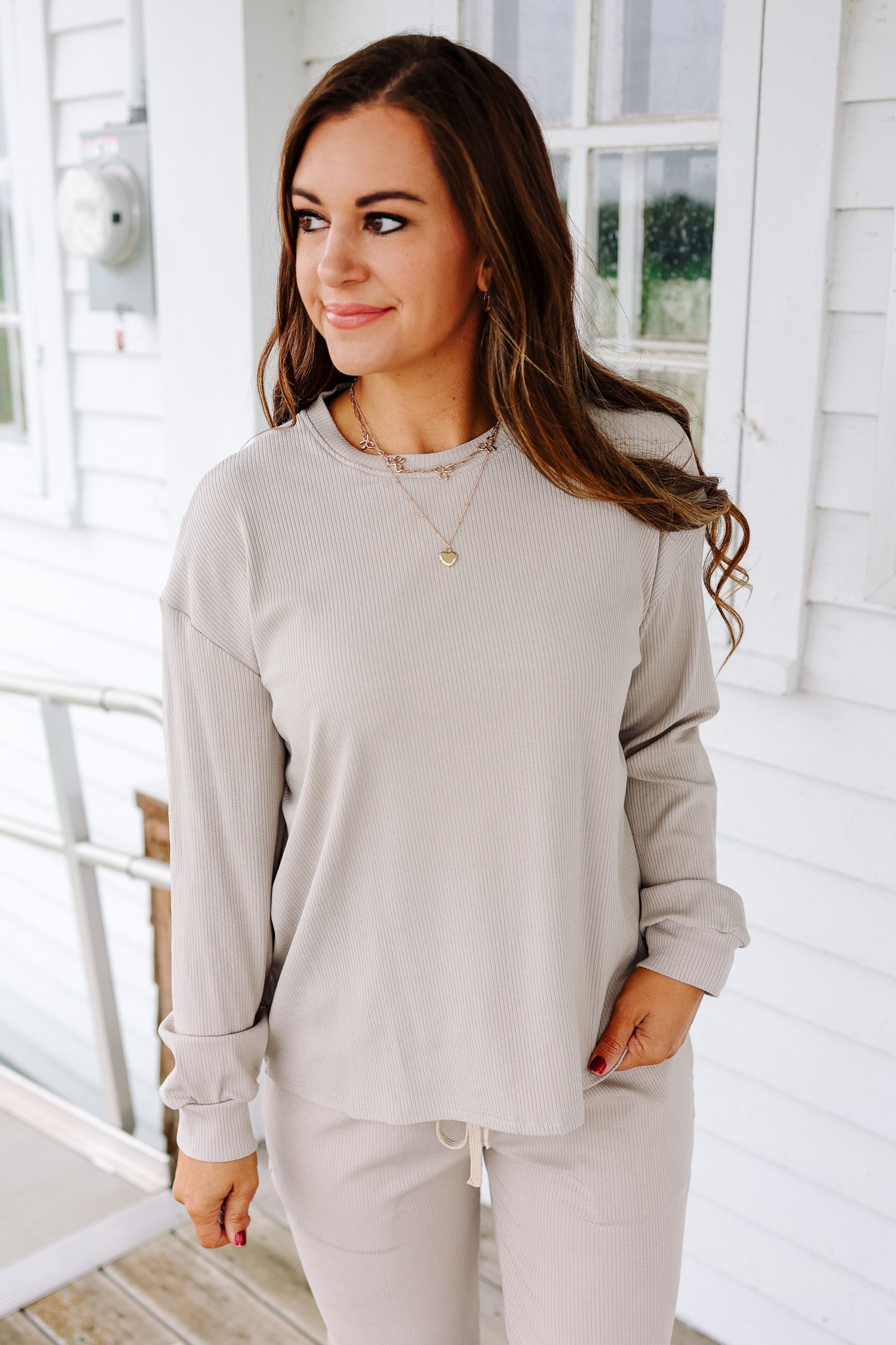 Emerlie Luxe Lounge Set - Oatmeal Taupe