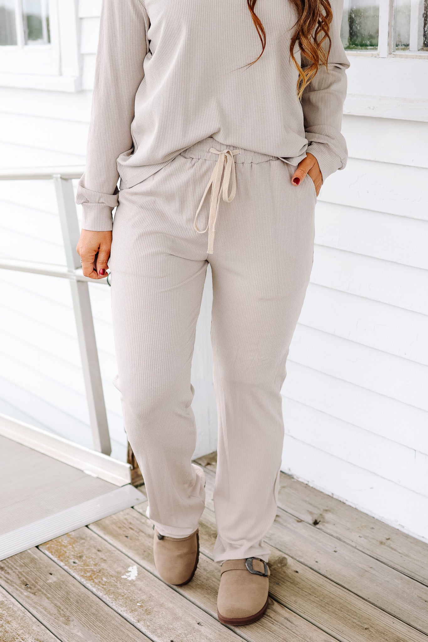 Emerlie Luxe Lounge Set - Oatmeal Taupe