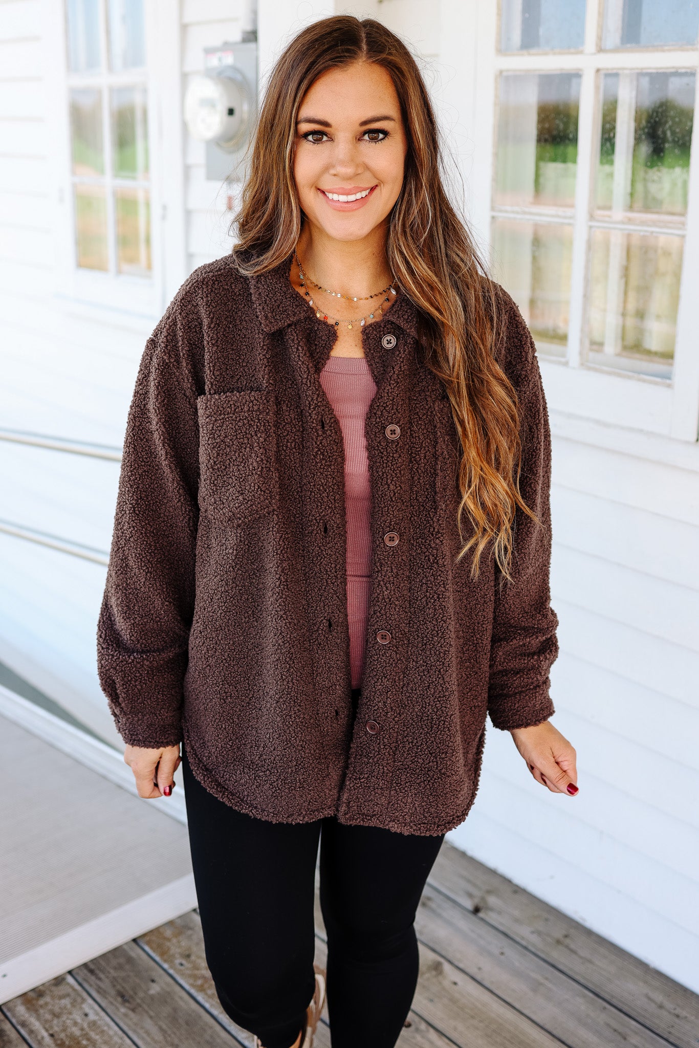 Frostline Sherpa Shacket