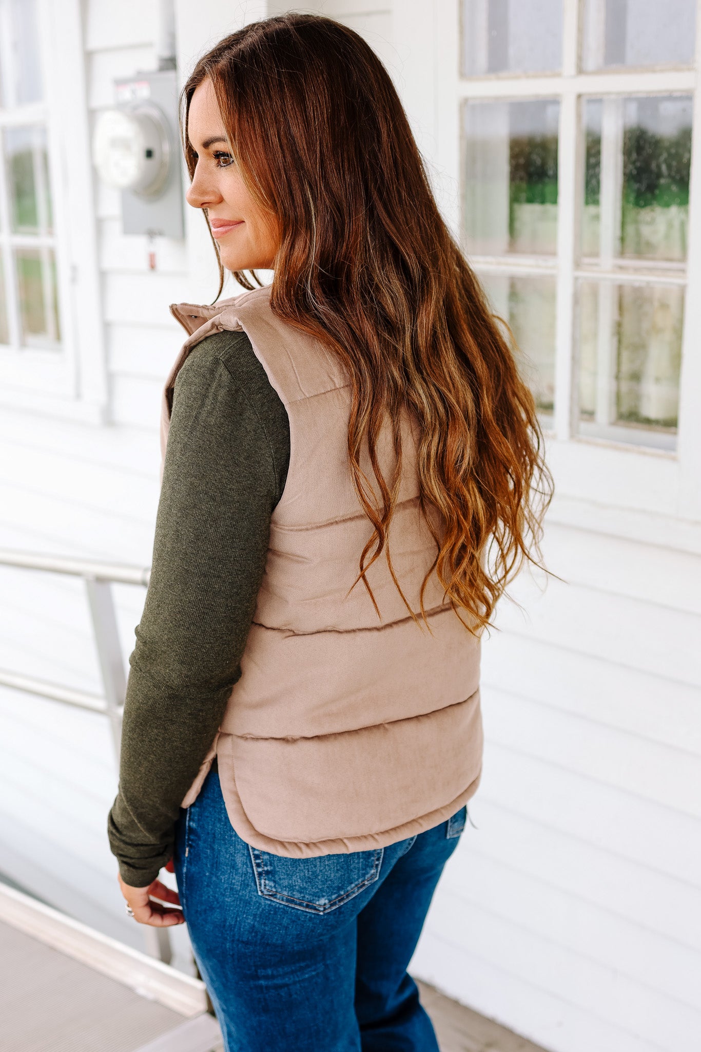 Swade Puffer Vest - Mocha