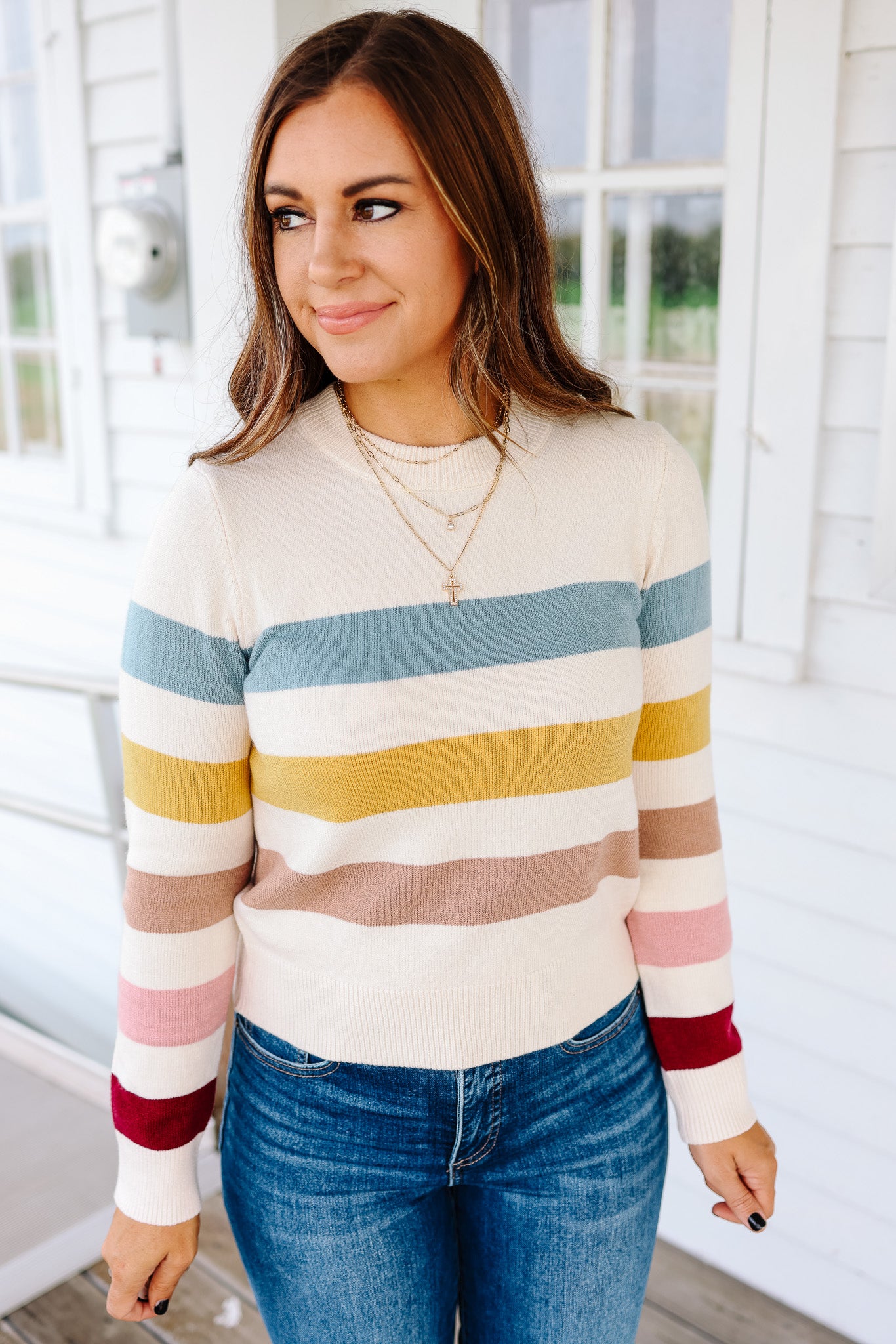 Skye Striped Sweater