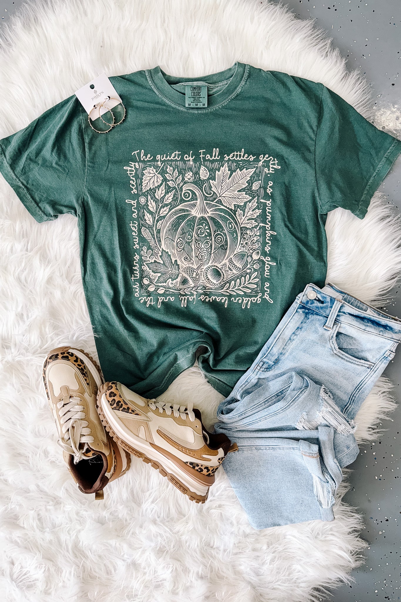 The Quiet of Fall Graphic Tee - Multiple Colors