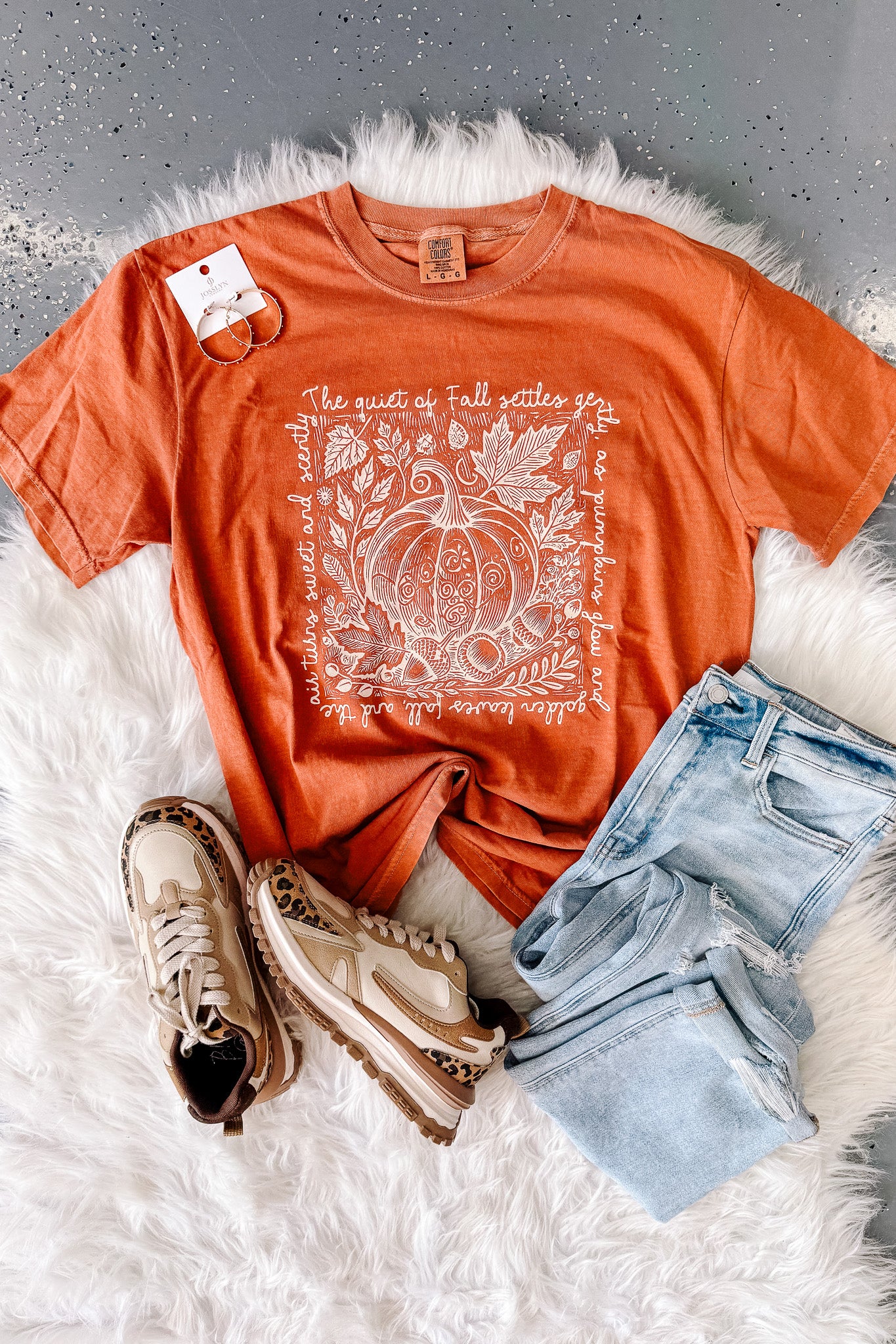 The Quiet of Fall Graphic Tee - Multiple Colors