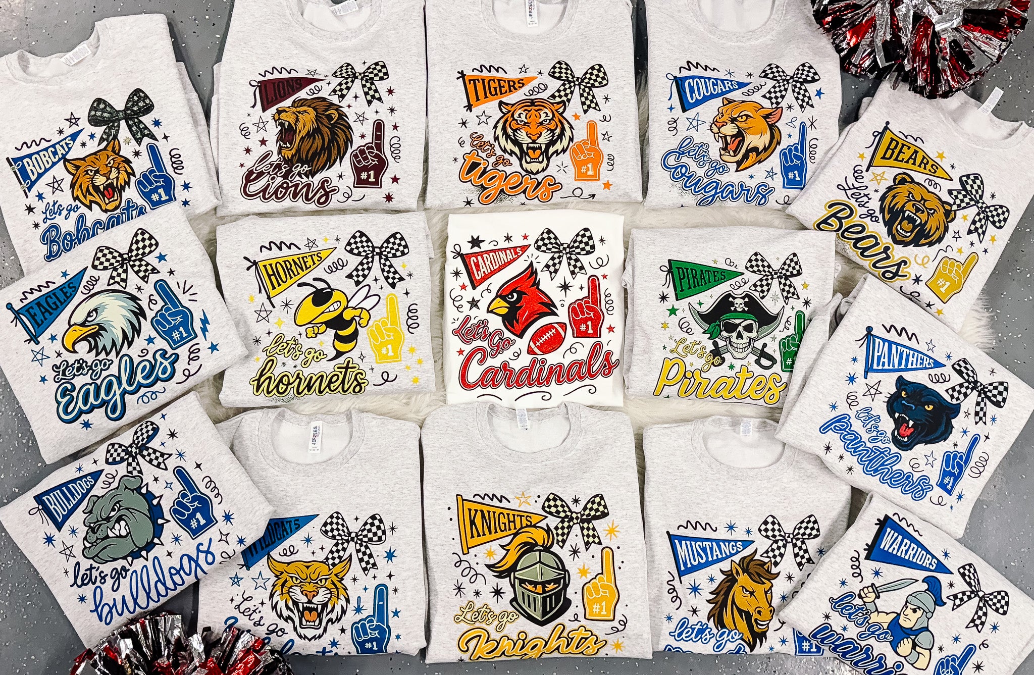 *T-SHIRT* School Mascot Spirit Graphics