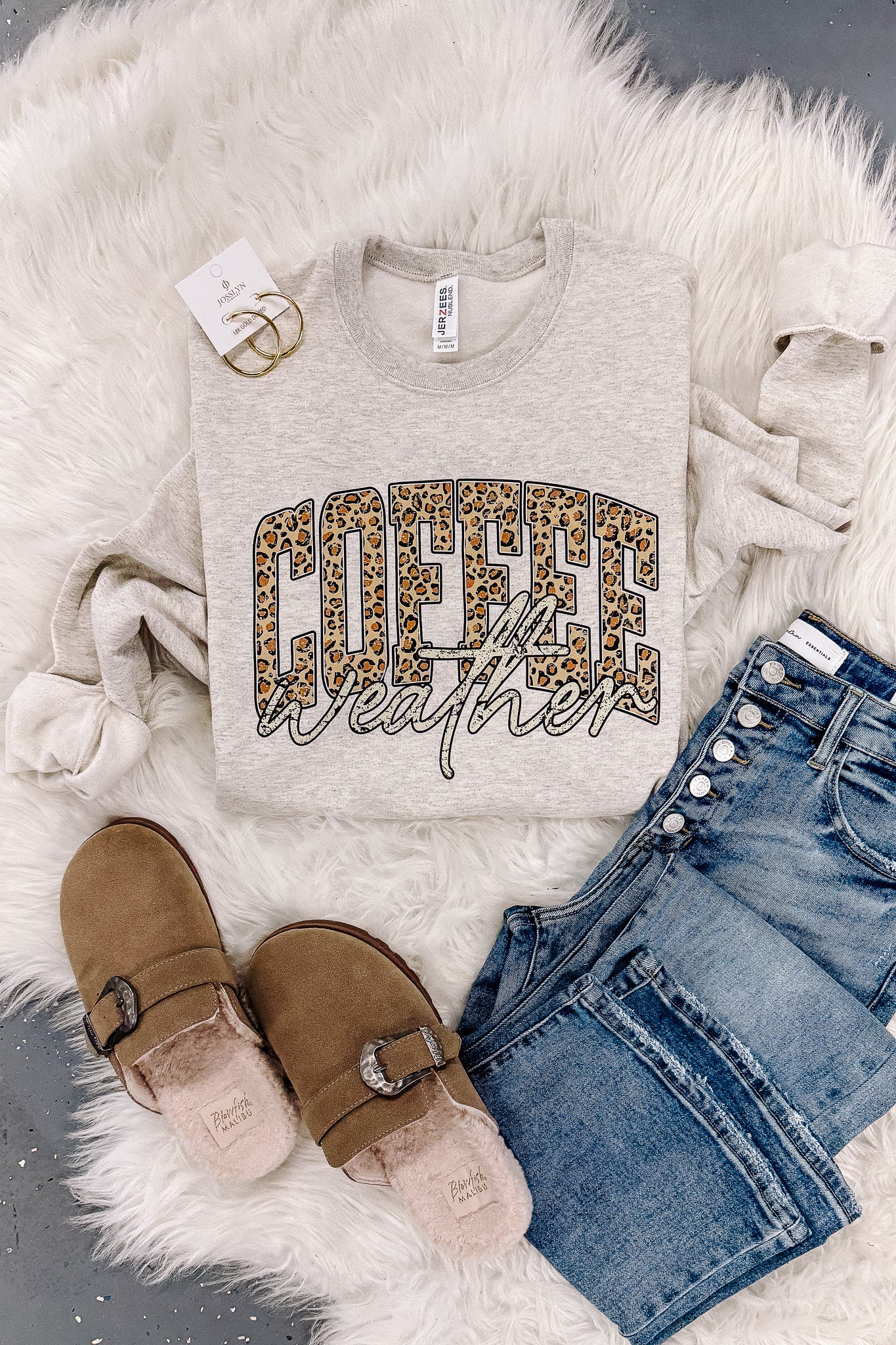 Leopard Coffee Weather Graphics - Multiple Styles