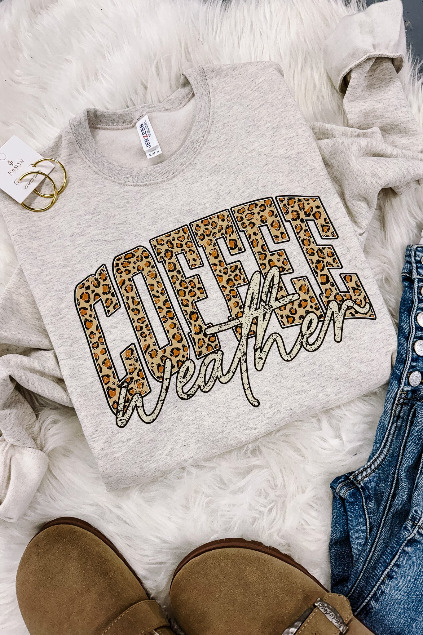 Leopard Coffee Weather Graphics - Multiple Styles