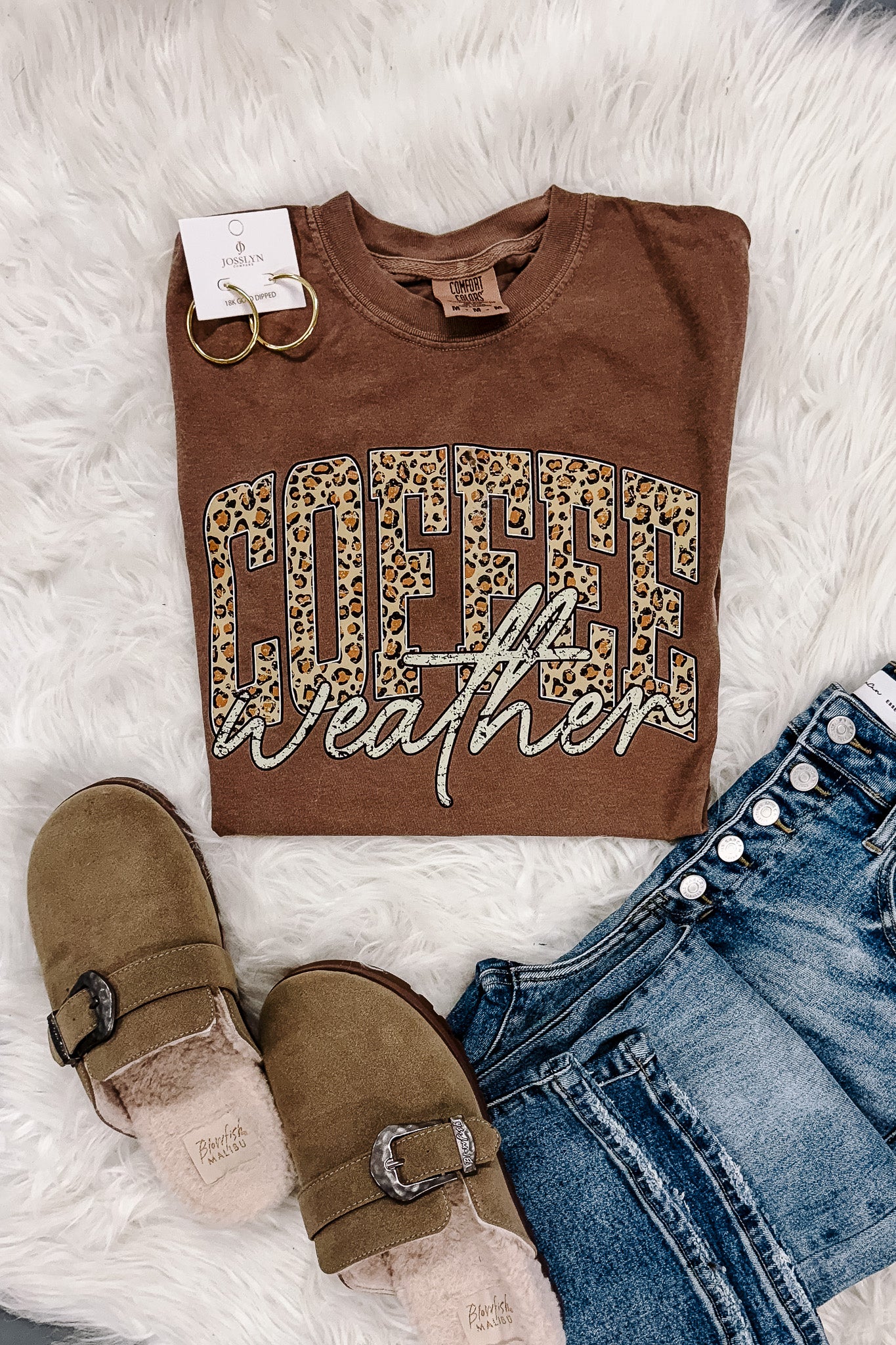 Leopard Coffee Weather Graphics - Multiple Styles