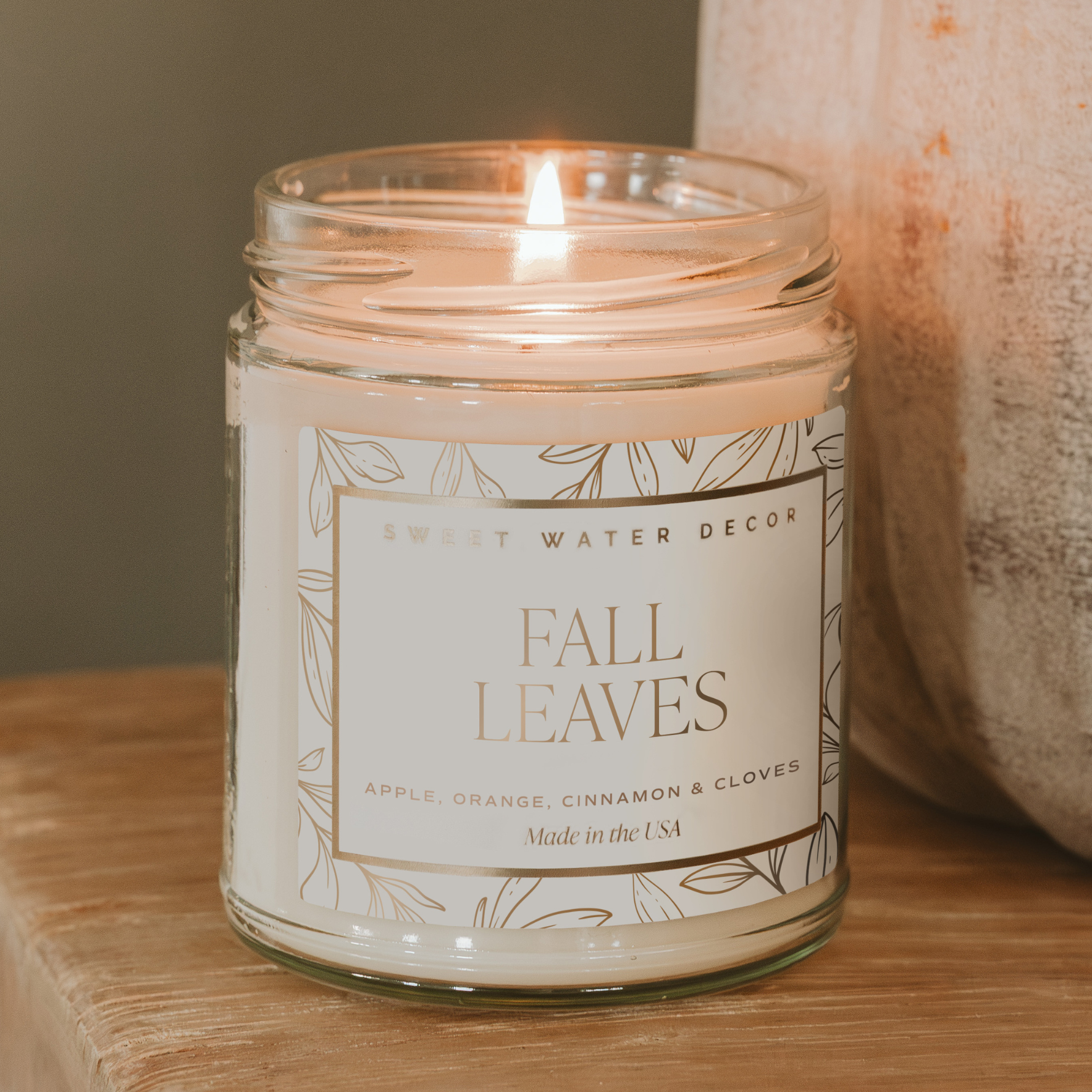 Fall Leaves 9 oz Soy Candle